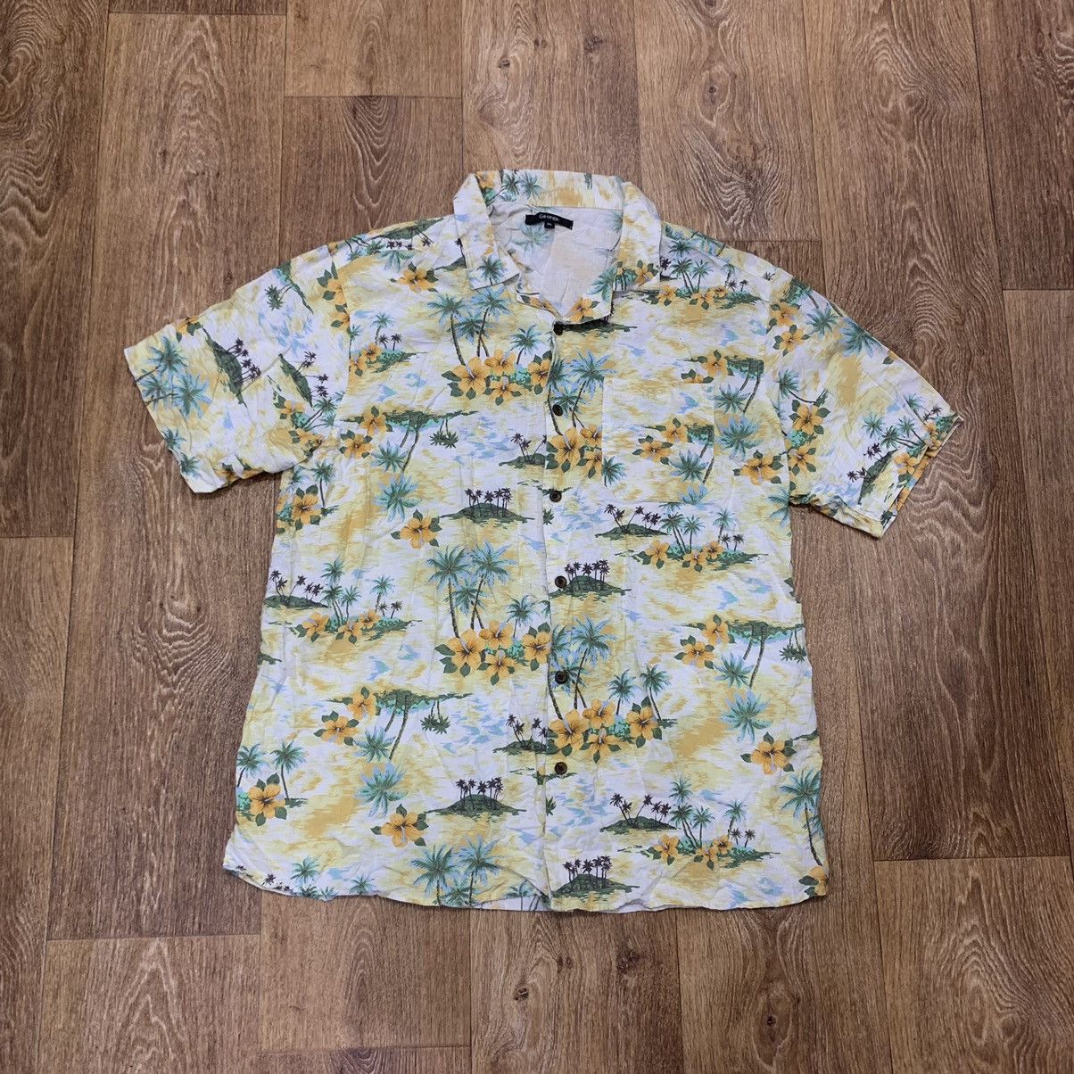 Vintage Vintage 90s Hawaiian shirt streetwear y2k style Size US XL / EU 56 / 4 - 1 Thumbnail