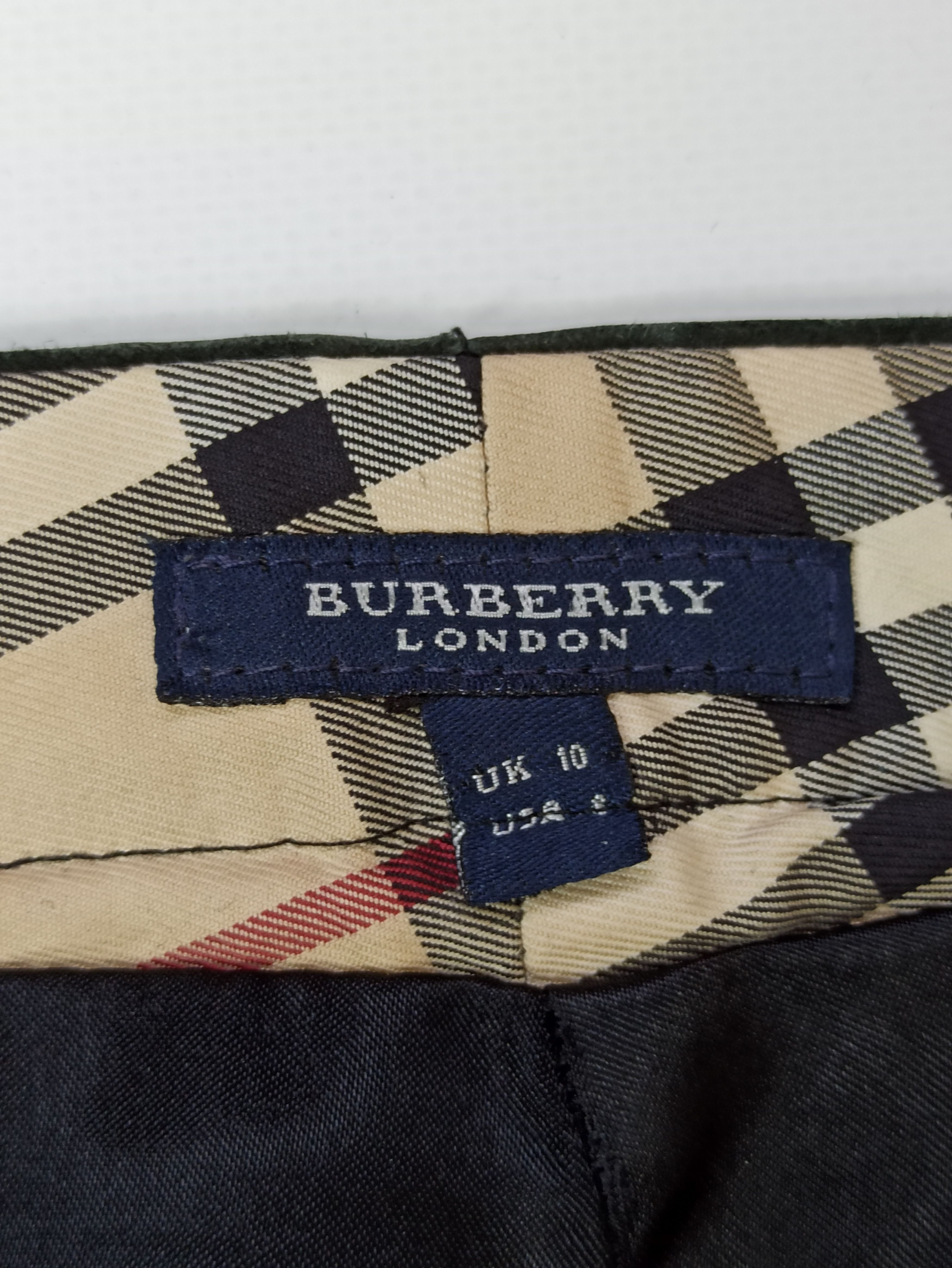 Burberry Burberry London Lambskin Leather Flared Pants Size 28" / US 6 / IT 42 - 8 Thumbnail