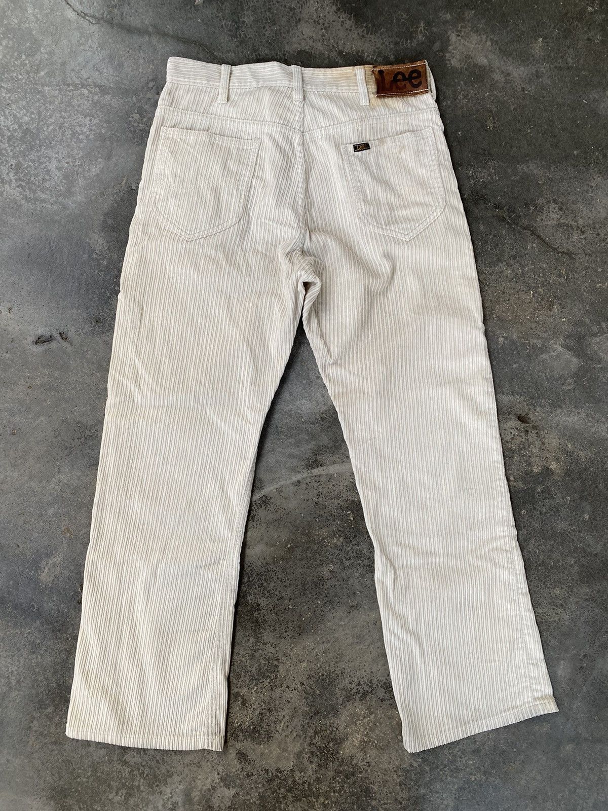 Lee Vintage 70s Lee Riders Distressed Corduroy Pants Size US 30 / EU 46 - 2 Thumbnail