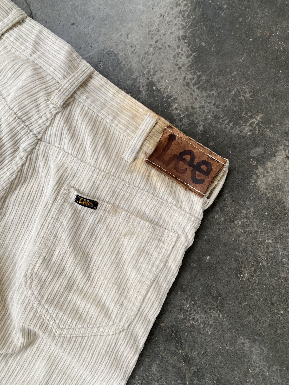 Lee Vintage 70s Lee Riders Distressed Corduroy Pants Size US 30 / EU 46 - 12 Thumbnail