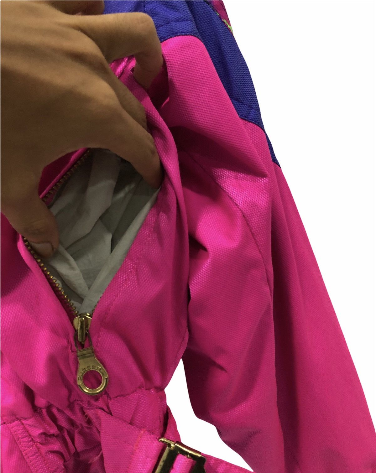 Designer × Japanese Brand × Vintage Vintage PURSER Ski Jacket Neon Pink & Splatter Print Size M Size US M / EU 48-50 / 2 - 5 Thumbnail