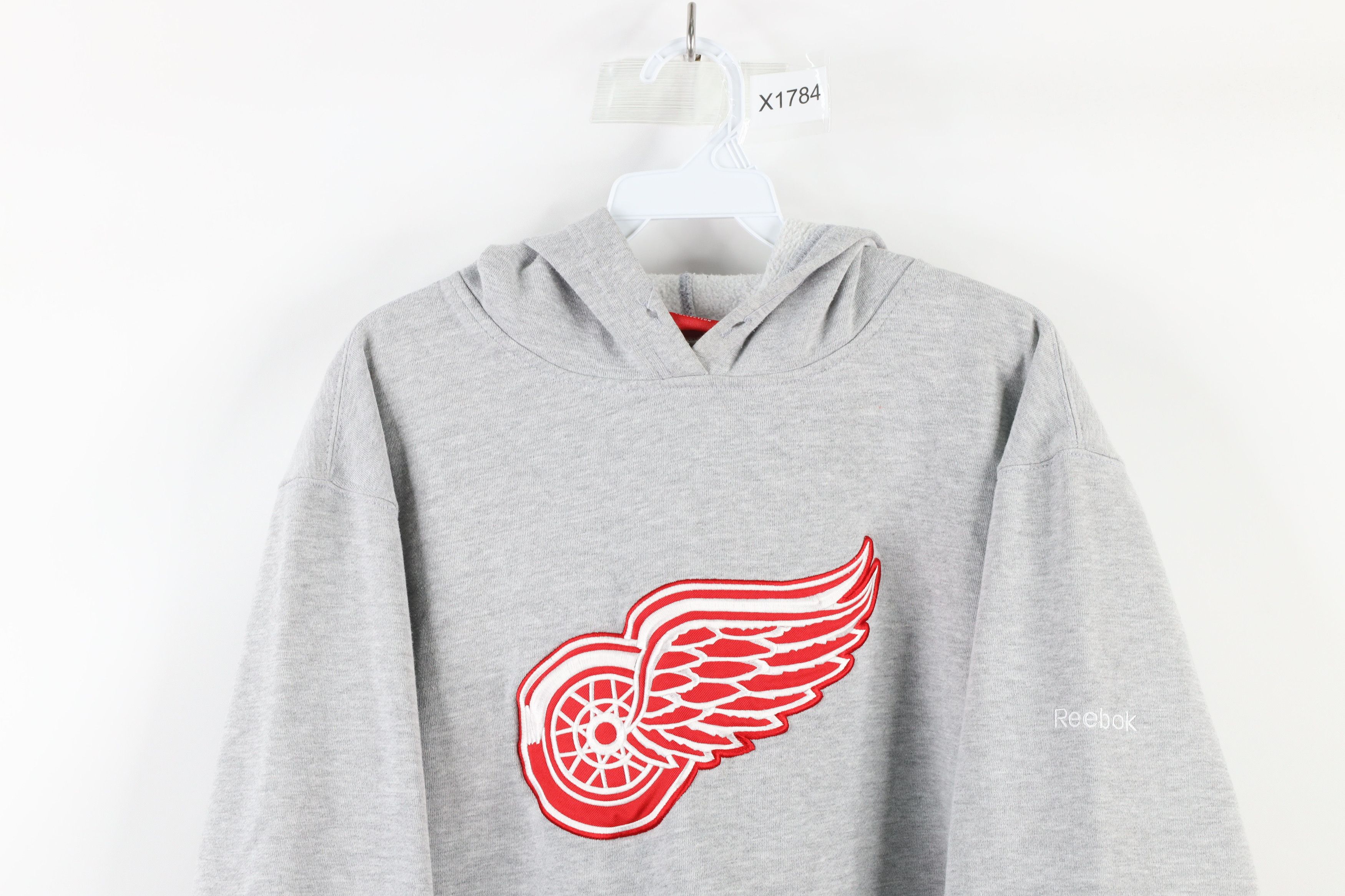 Reebok × Vintage Vintage Reebok Detroit Red Wings Hockey Hoodie Sweatshirt Size US L / EU 52-54 / 3 - 2 Thumbnail