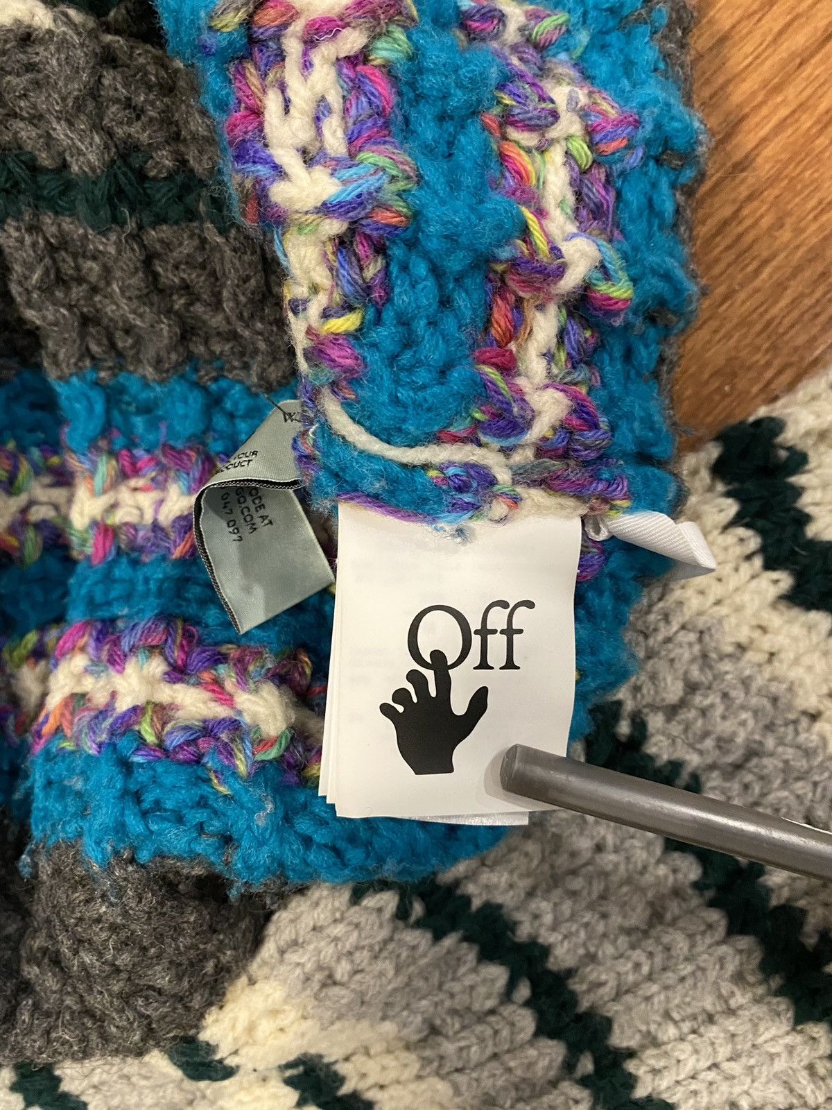 Off-White Off-White Multicolor Knit Sweater Size US M / EU 48-50 / 2 - 7 Thumbnail