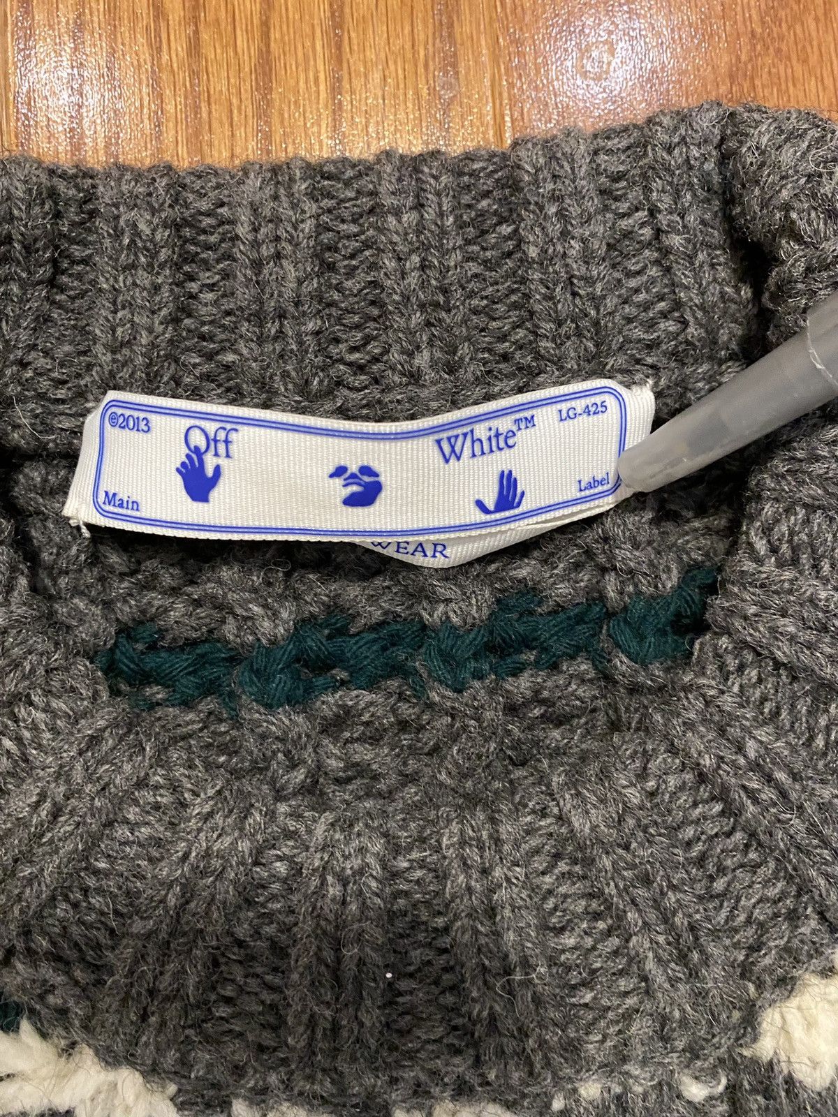 Off-White Off-White Multicolor Knit Sweater Size US M / EU 48-50 / 2 - 4 Thumbnail