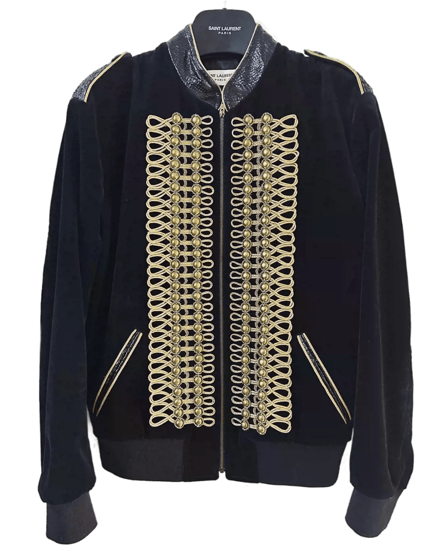 saint laurent snakeskin court velvet jacket