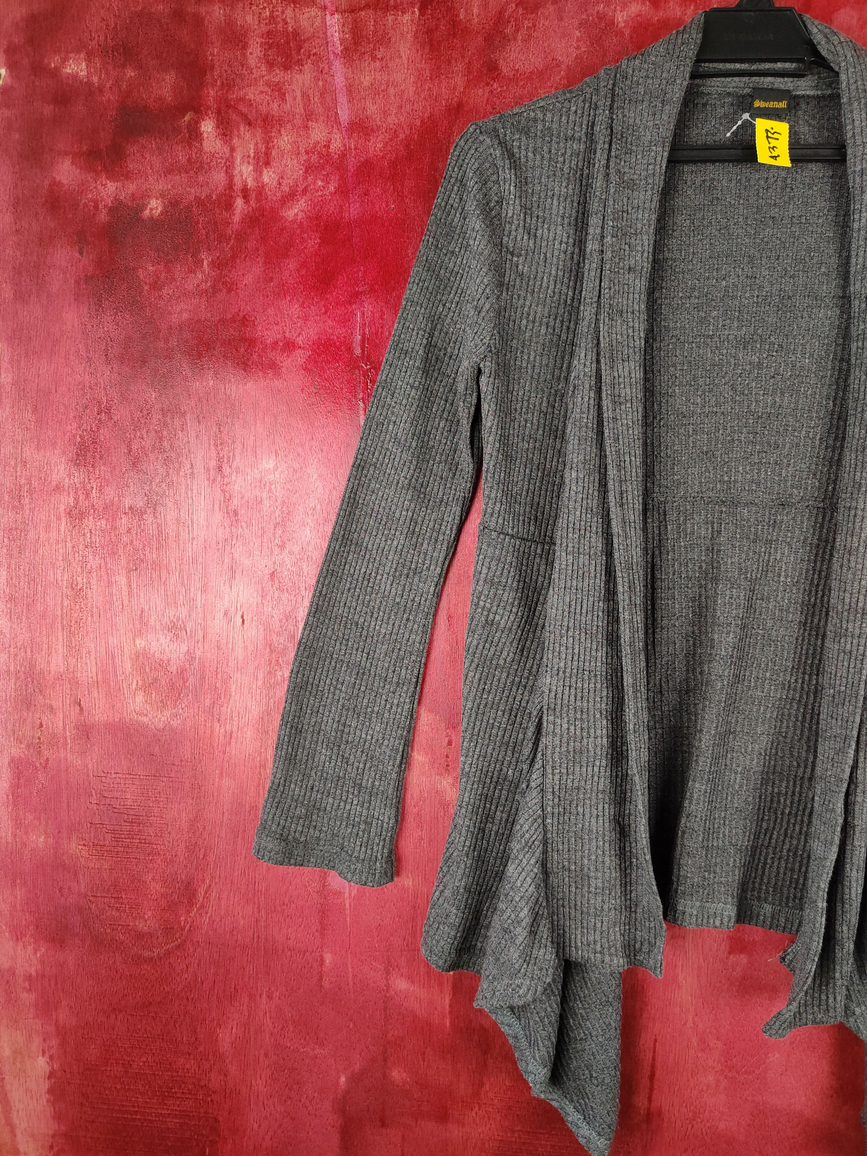 Homespun Knitwear Weanall Gray Cardigan knitwear japan #4373 Size M / US 6-8 / IT 42-44 - 3 Thumbnail