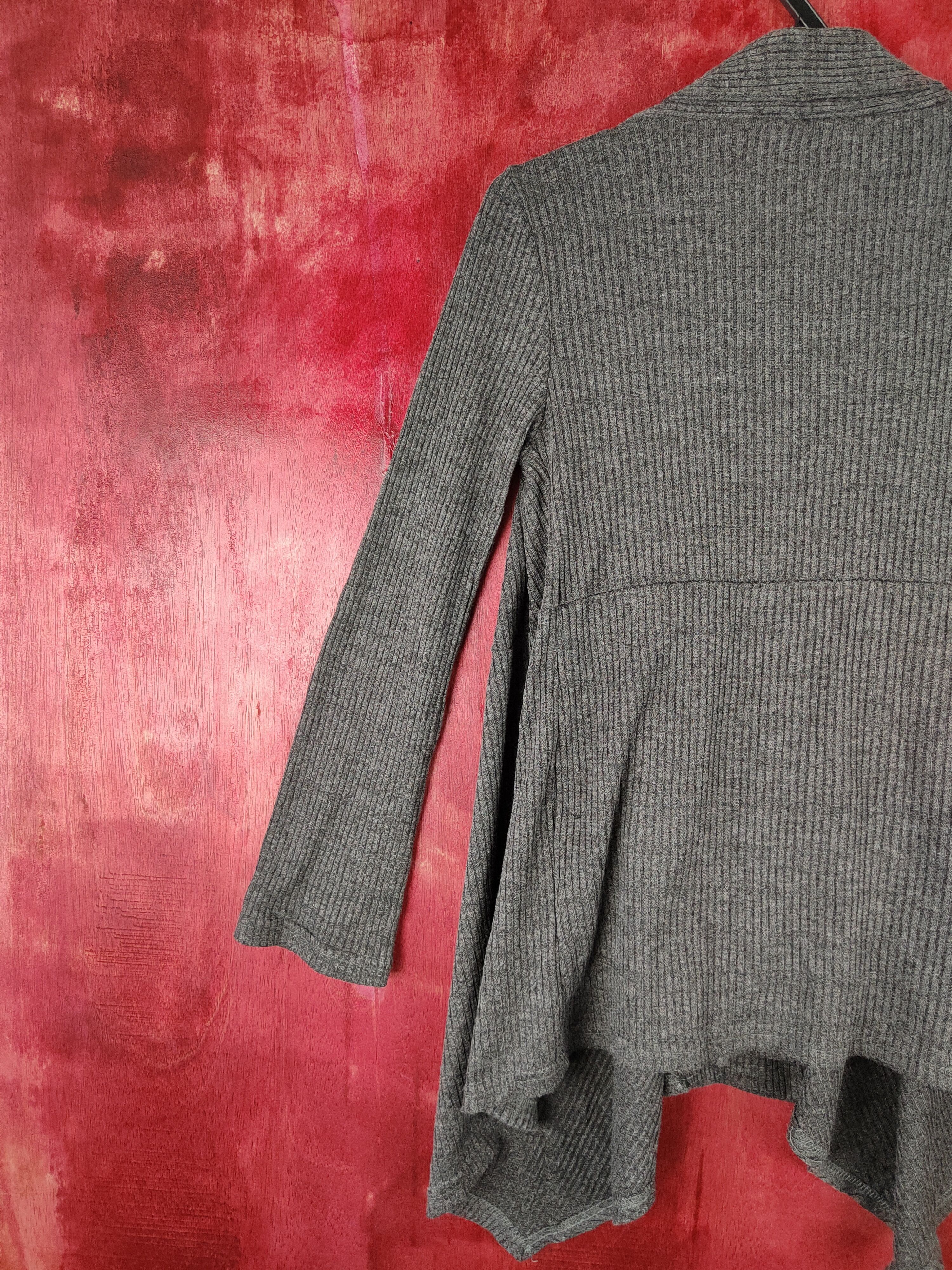 Homespun Knitwear Weanall Gray Cardigan knitwear japan #4373 Size M / US 6-8 / IT 42-44 - 6 Thumbnail