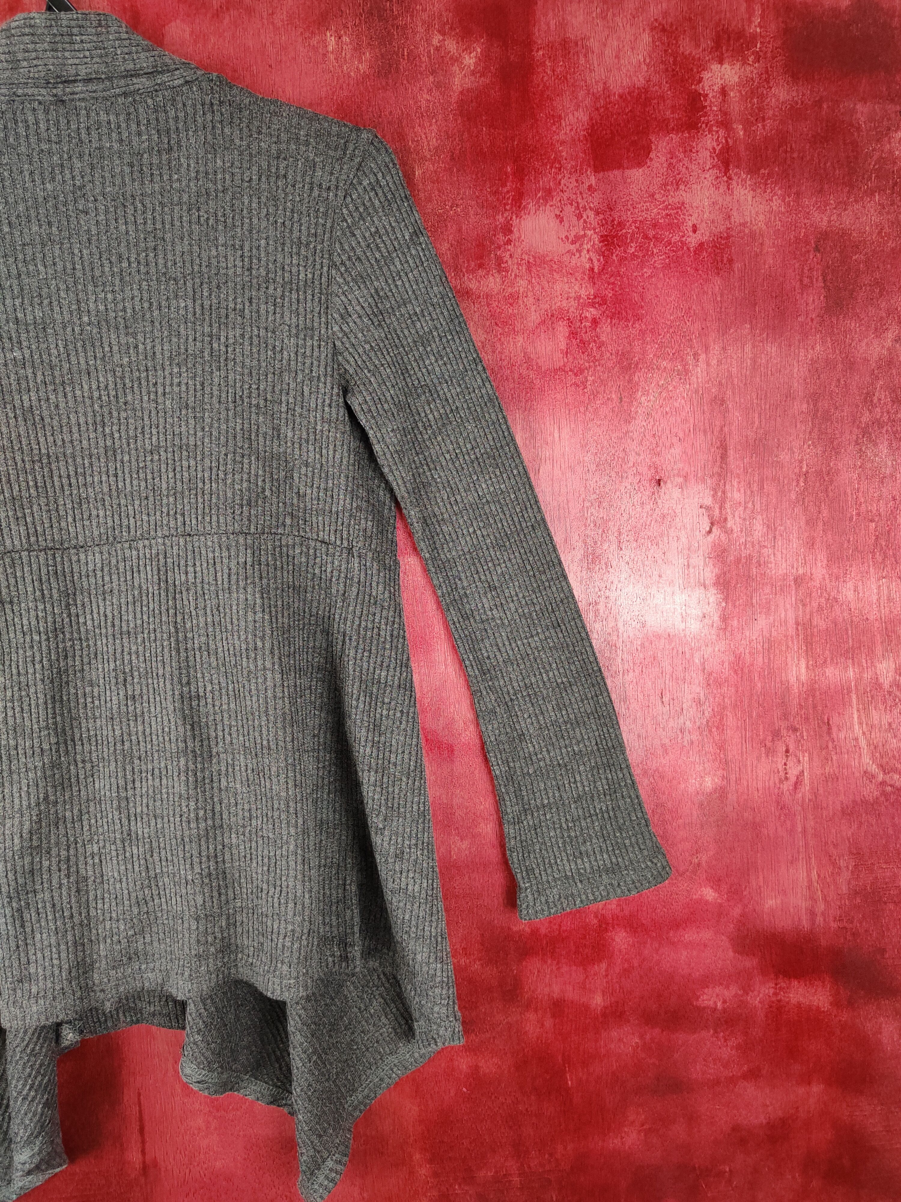 Homespun Knitwear Weanall Gray Cardigan knitwear japan #4373 Size M / US 6-8 / IT 42-44 - 7 Thumbnail
