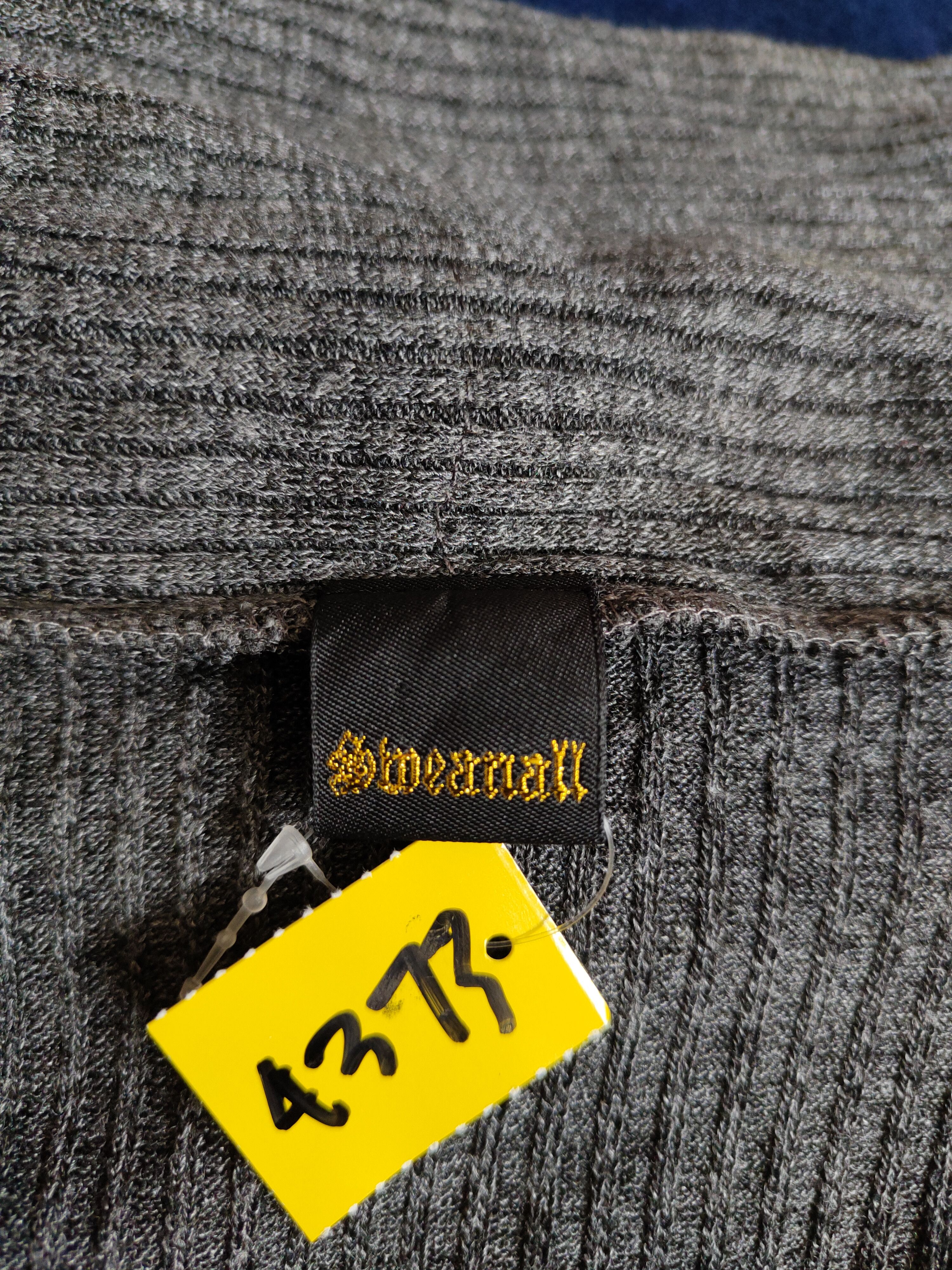 Homespun Knitwear Weanall Gray Cardigan knitwear japan #4373 Size M / US 6-8 / IT 42-44 - 10 Thumbnail