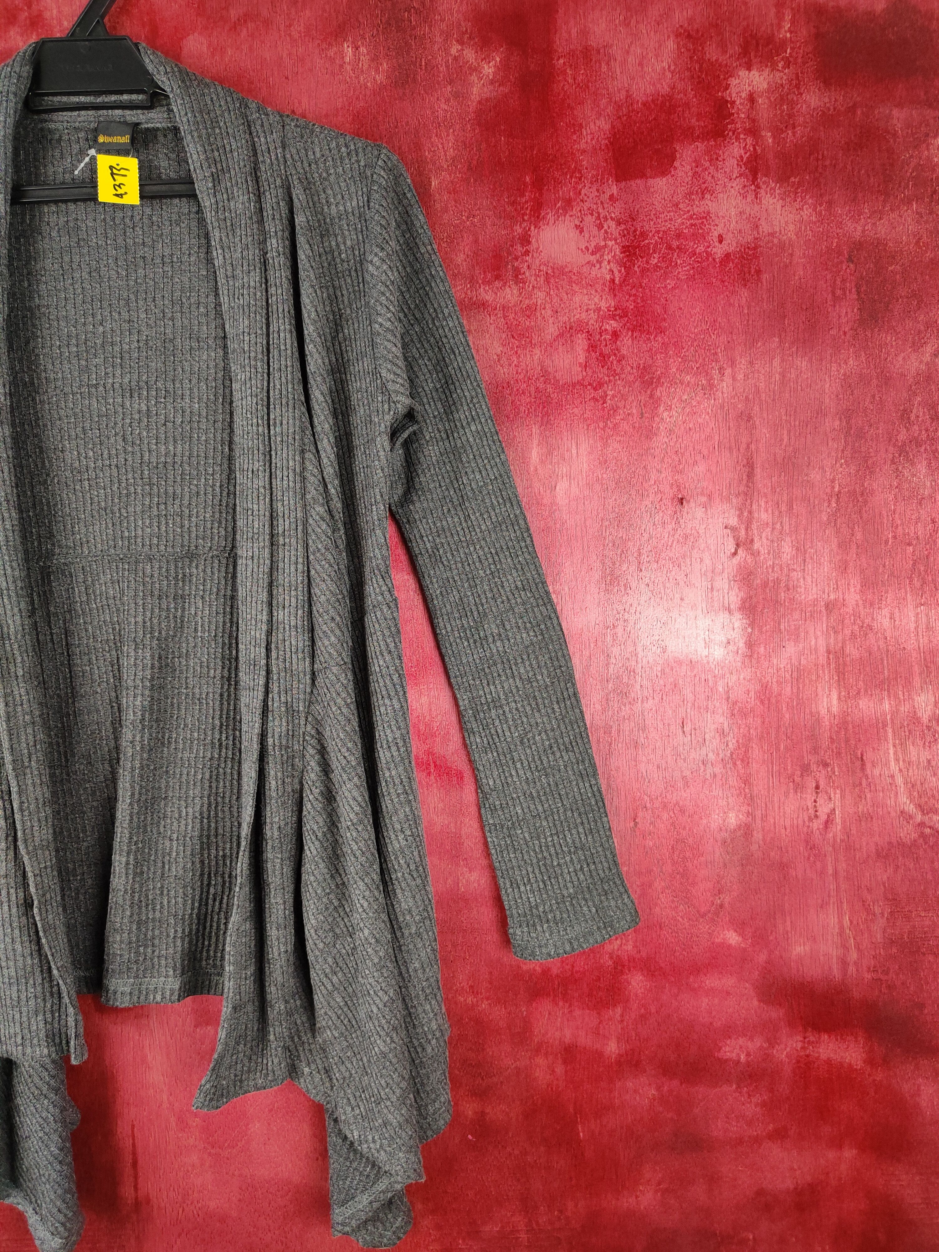 Homespun Knitwear Weanall Gray Cardigan knitwear japan #4373 Size M / US 6-8 / IT 42-44 - 4 Thumbnail