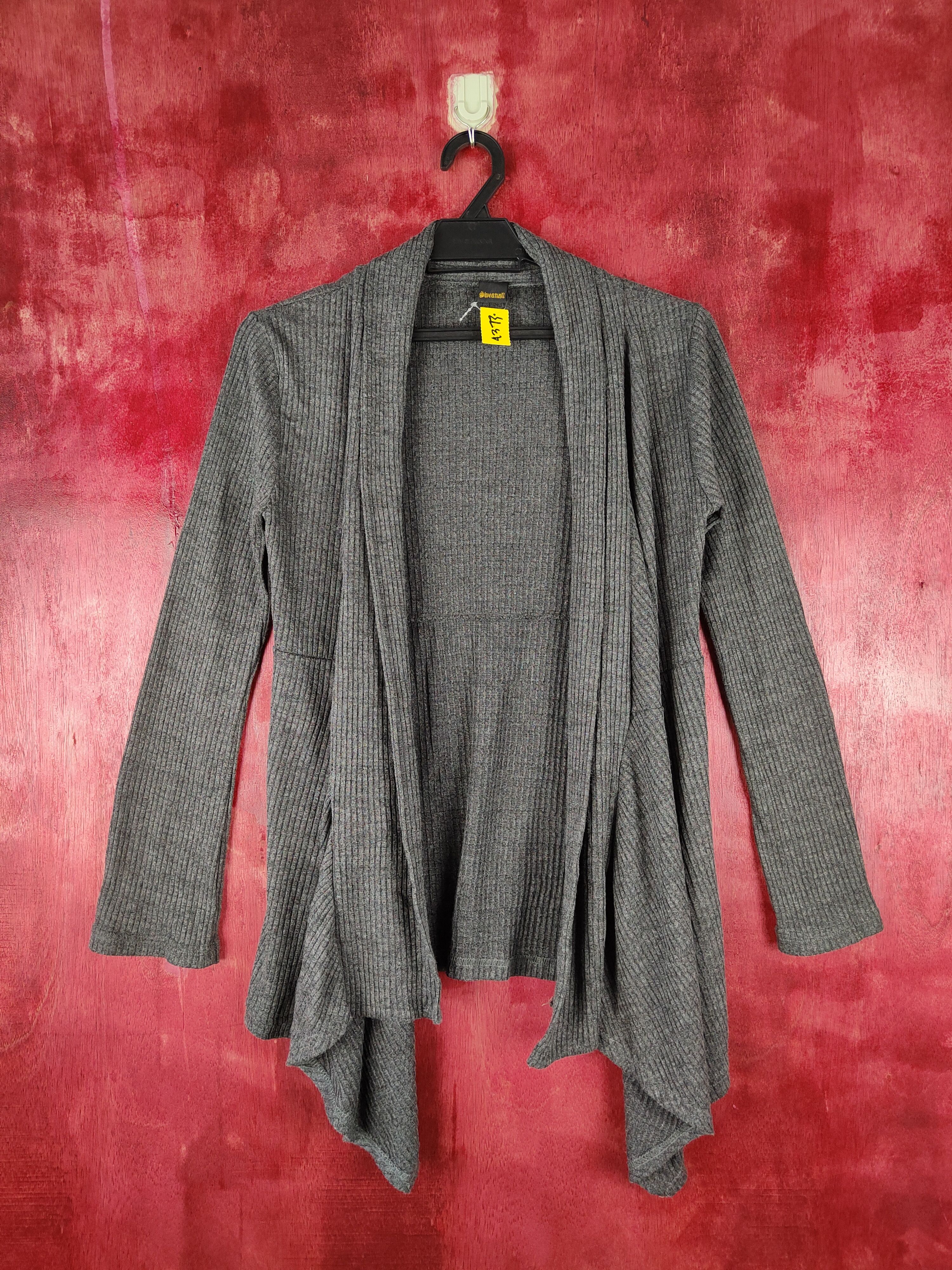 Homespun Knitwear Weanall Gray Cardigan knitwear japan #4373 Size M / US 6-8 / IT 42-44 - 1 Thumbnail