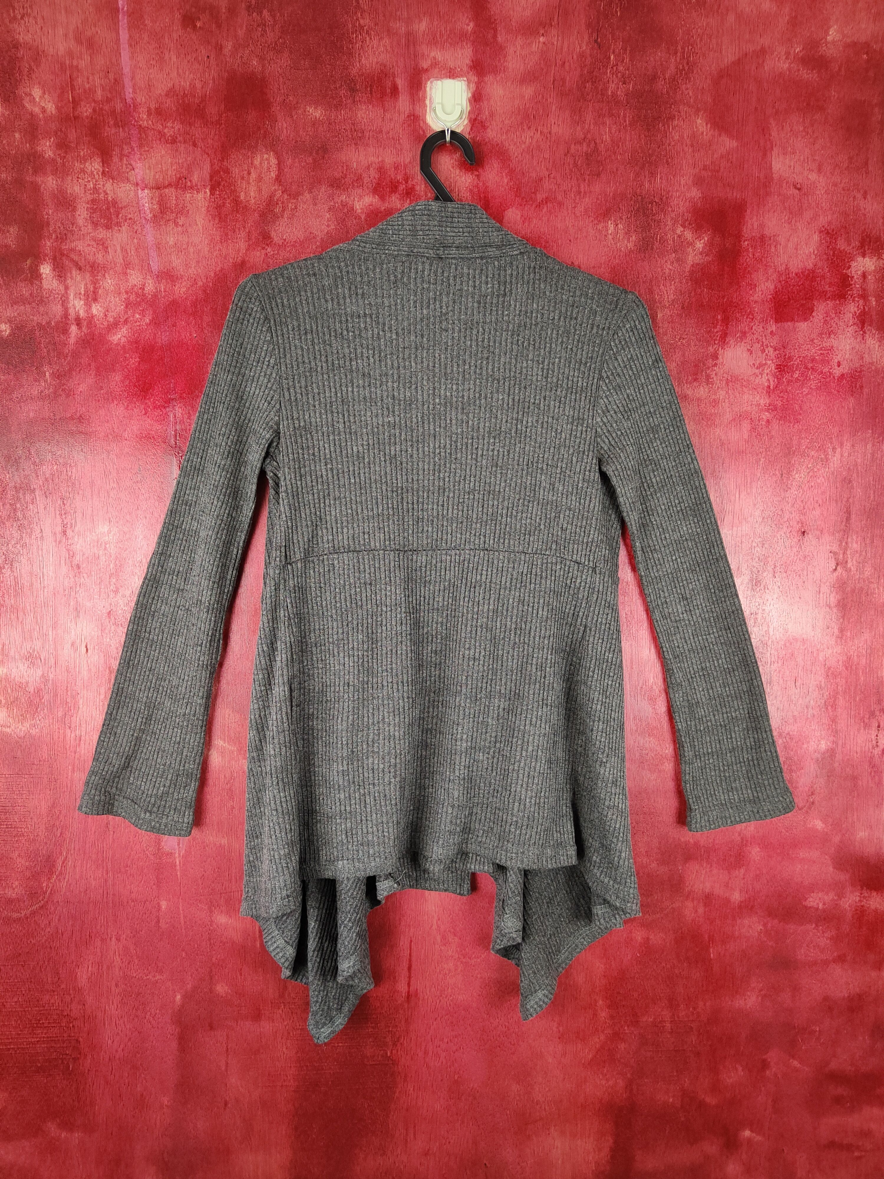 Homespun Knitwear Weanall Gray Cardigan knitwear japan #4373 Size M / US 6-8 / IT 42-44 - 5 Thumbnail