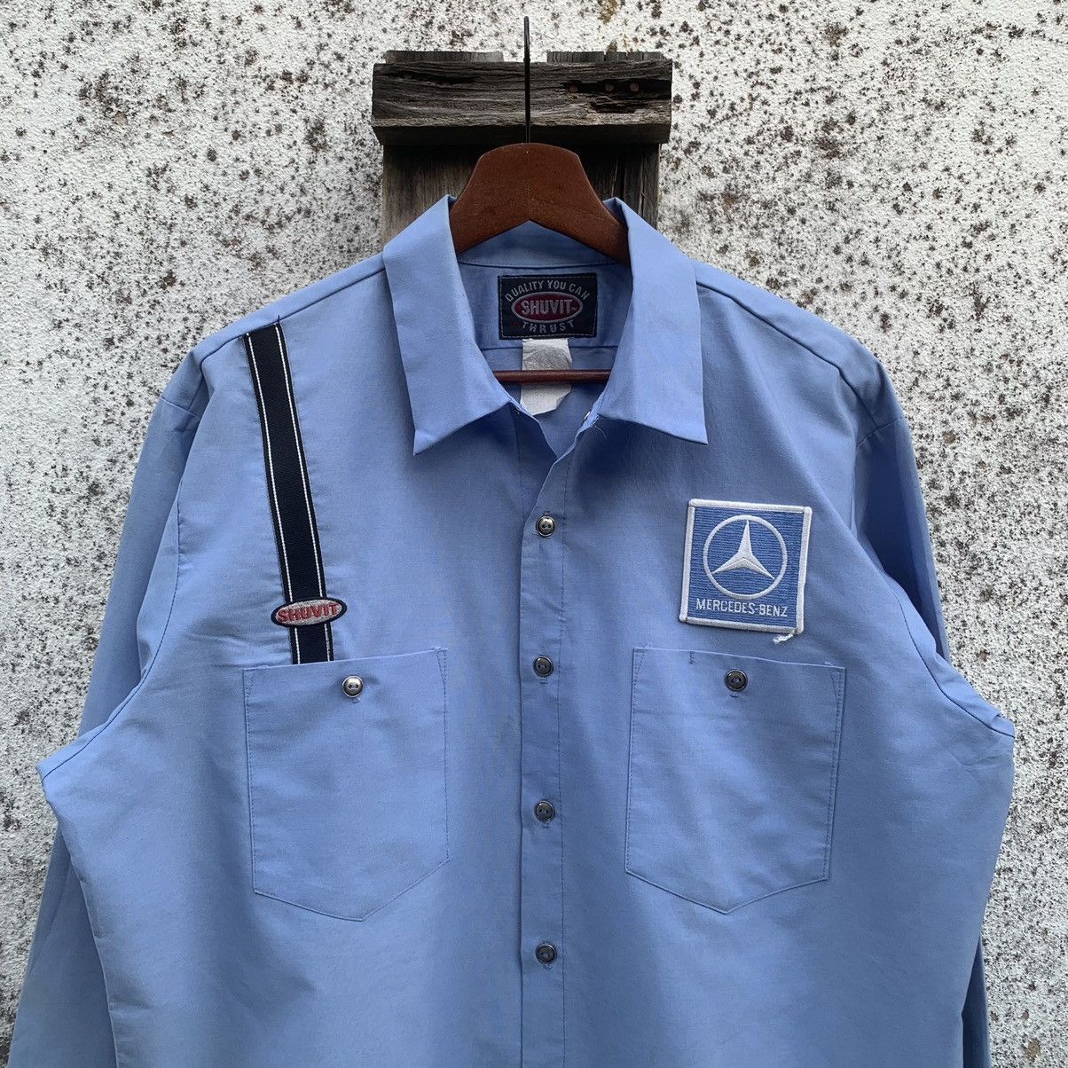 Vintage STEALS💥VINTAGE SHUVIT WORK WEAR CHAMBRAY BUTTON UPS SHIRTS Size US L / EU 52-54 / 3 - 2 Thumbnail