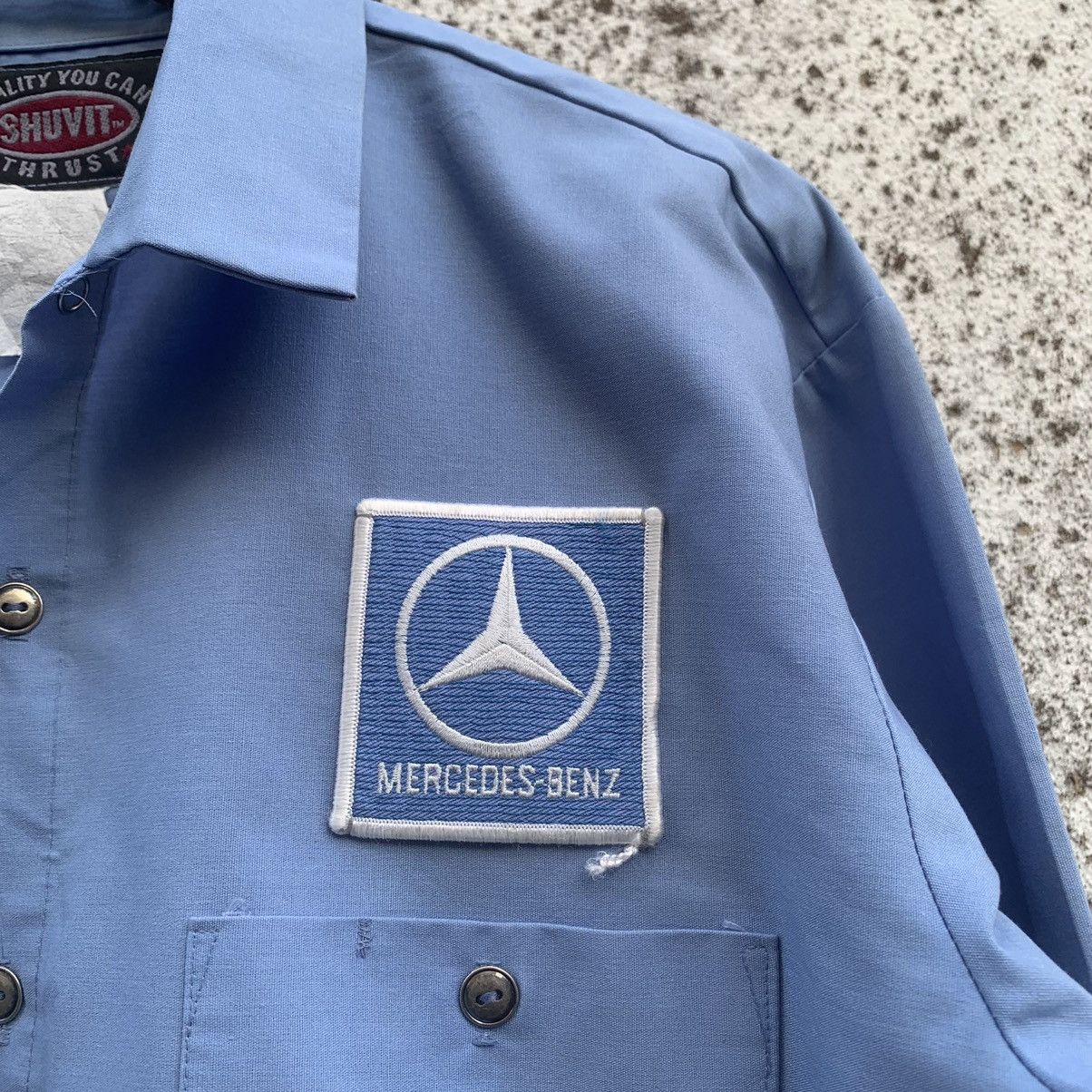 Vintage STEALS💥VINTAGE SHUVIT WORK WEAR CHAMBRAY BUTTON UPS SHIRTS Size US L / EU 52-54 / 3 - 10 Thumbnail