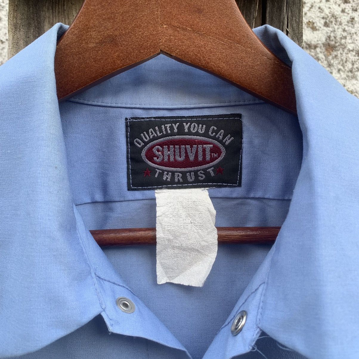 Vintage STEALS💥VINTAGE SHUVIT WORK WEAR CHAMBRAY BUTTON UPS SHIRTS Size US L / EU 52-54 / 3 - 6 Thumbnail