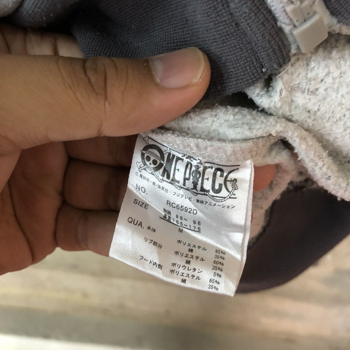 One Piece One Piece Grey japan anima mangga sweater Hoodie #4004 Size US M / EU 48-50 / 2 - 8 Thumbnail