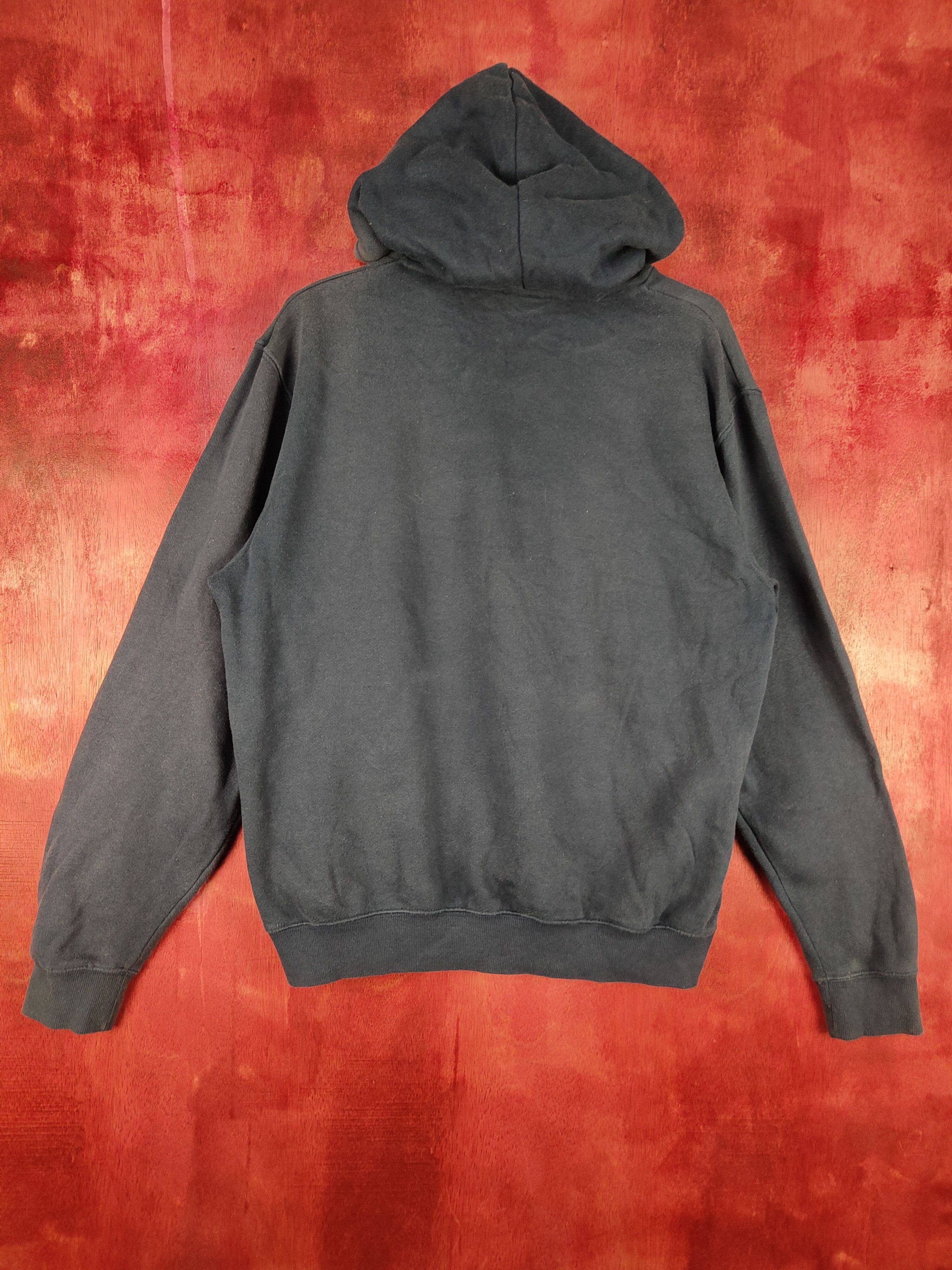 Fila Fila big logo vintage Dark Blue Sweater hoodie #4820 Size US M / EU 48-50 / 2 - 8 Thumbnail