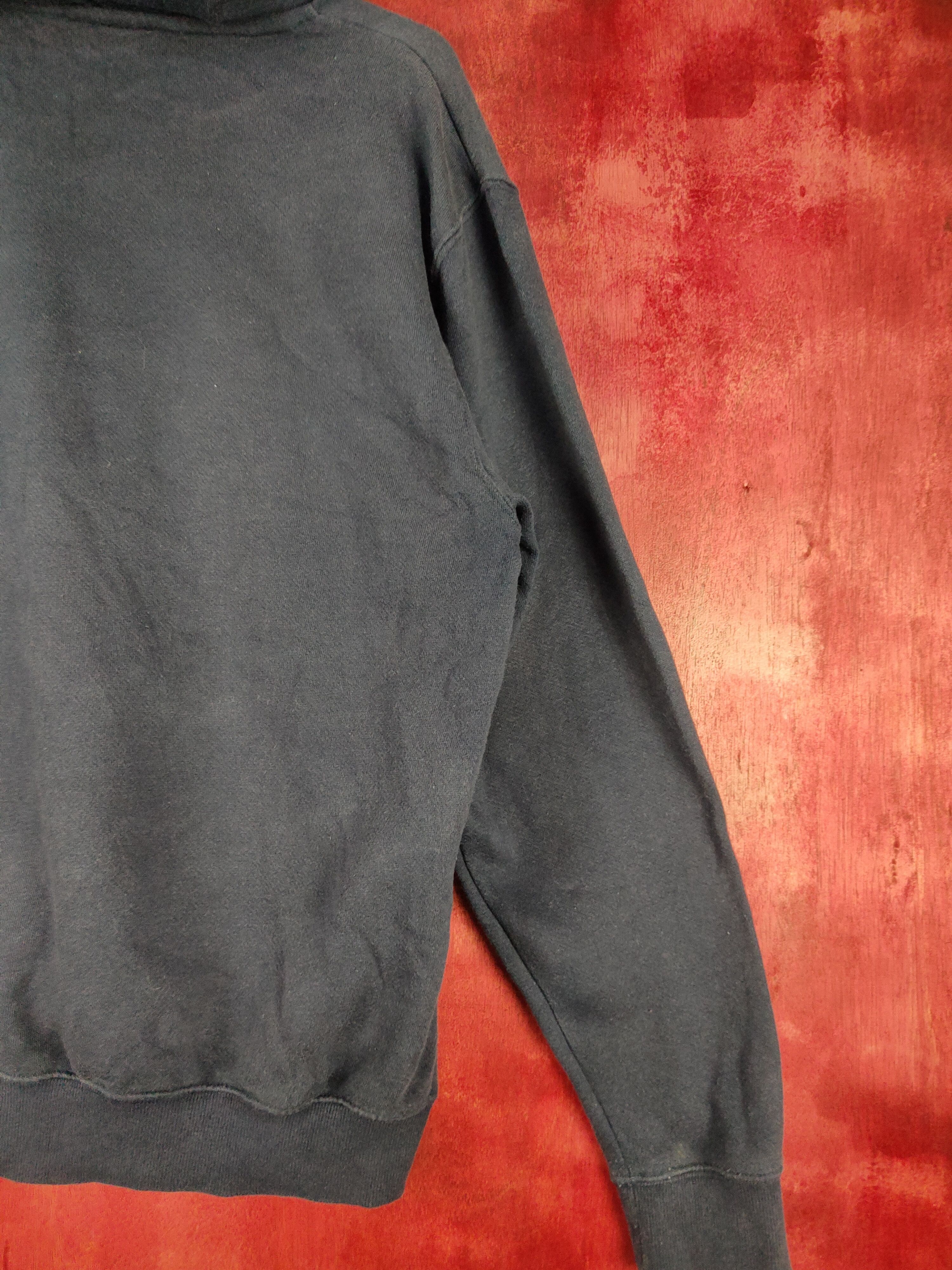 Fila Fila big logo vintage Dark Blue Sweater hoodie #4820 Size US M / EU 48-50 / 2 - 10 Thumbnail