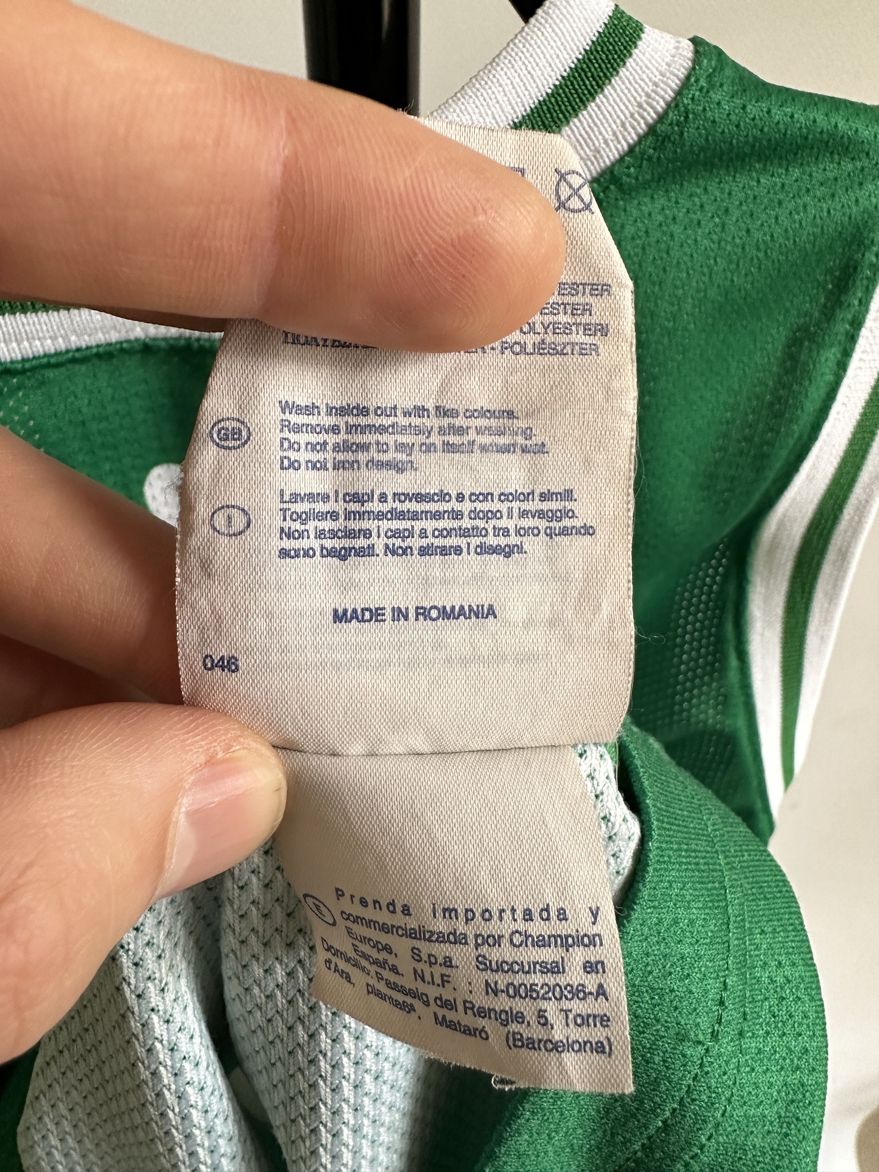 Champion NBA Boston Celtics Basketball Jersey Champion Paul Pierce Size US XXS / EU 40 - 9 Thumbnail