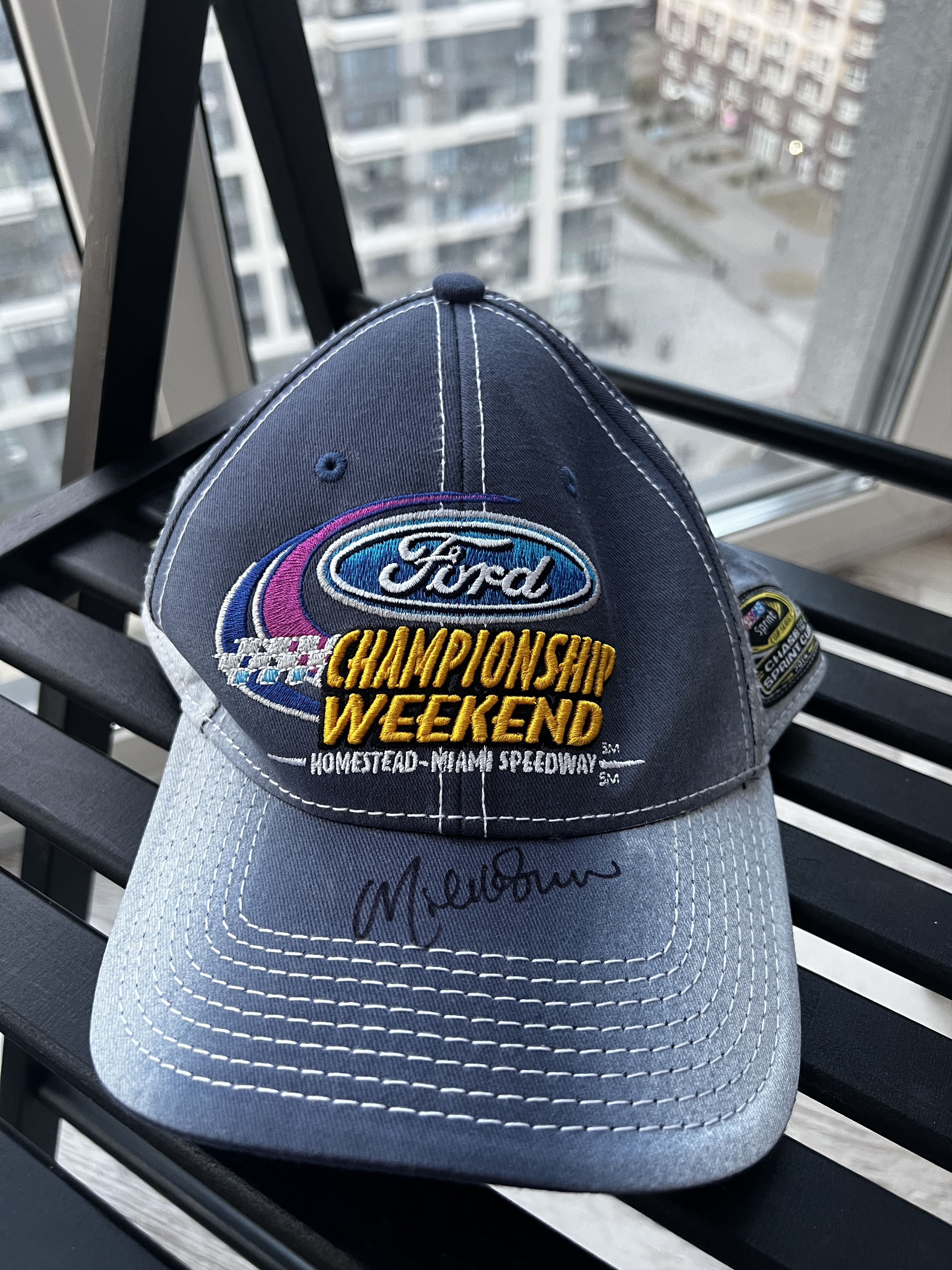 NASCAR × Vintage 2014 NASCAR Racing Cap SIGNED Cap Ford Size ONE SIZE - 1 Thumbnail