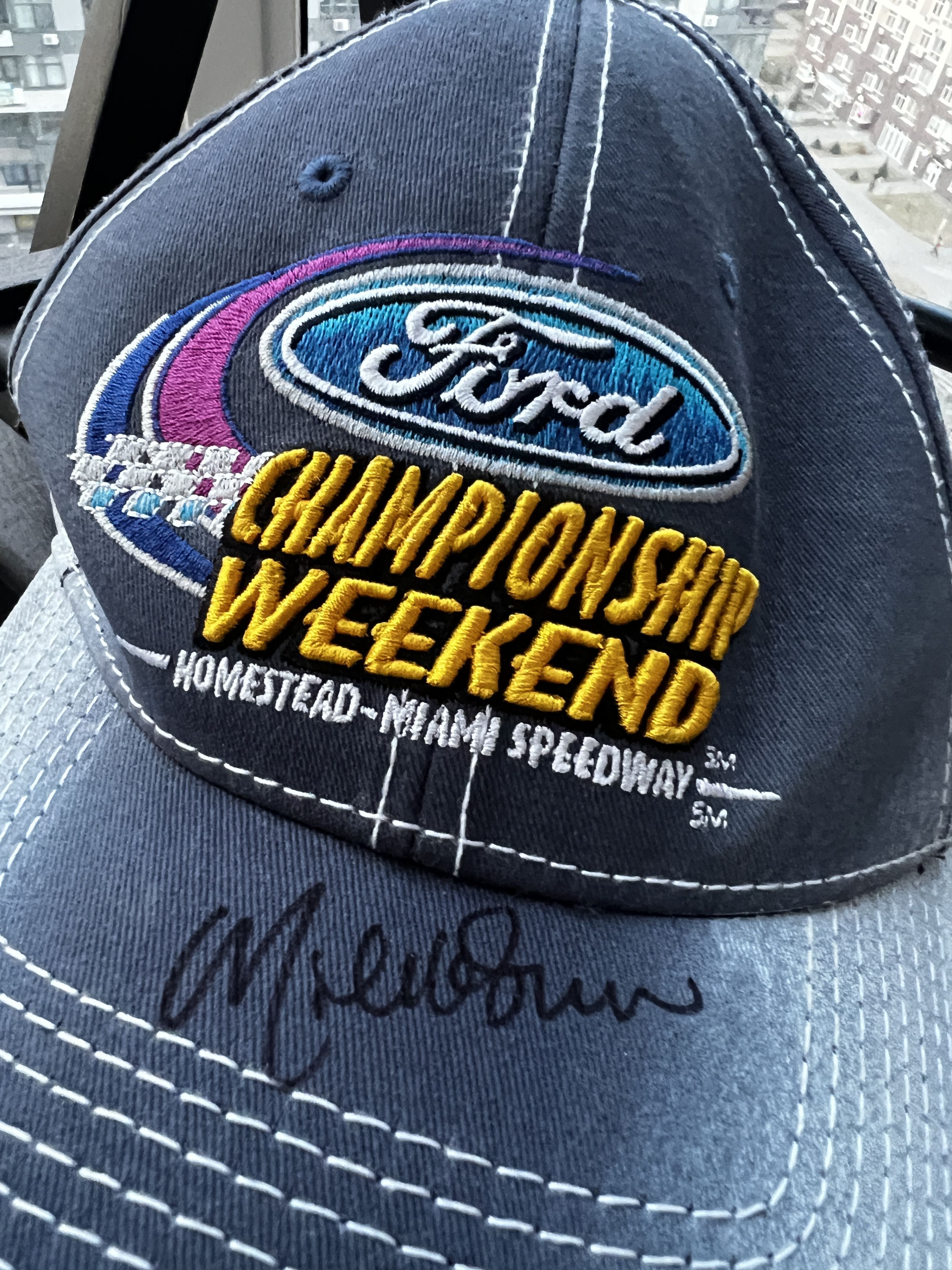 NASCAR × Vintage 2014 NASCAR Racing Cap SIGNED Cap Ford Size ONE SIZE - 8 Thumbnail