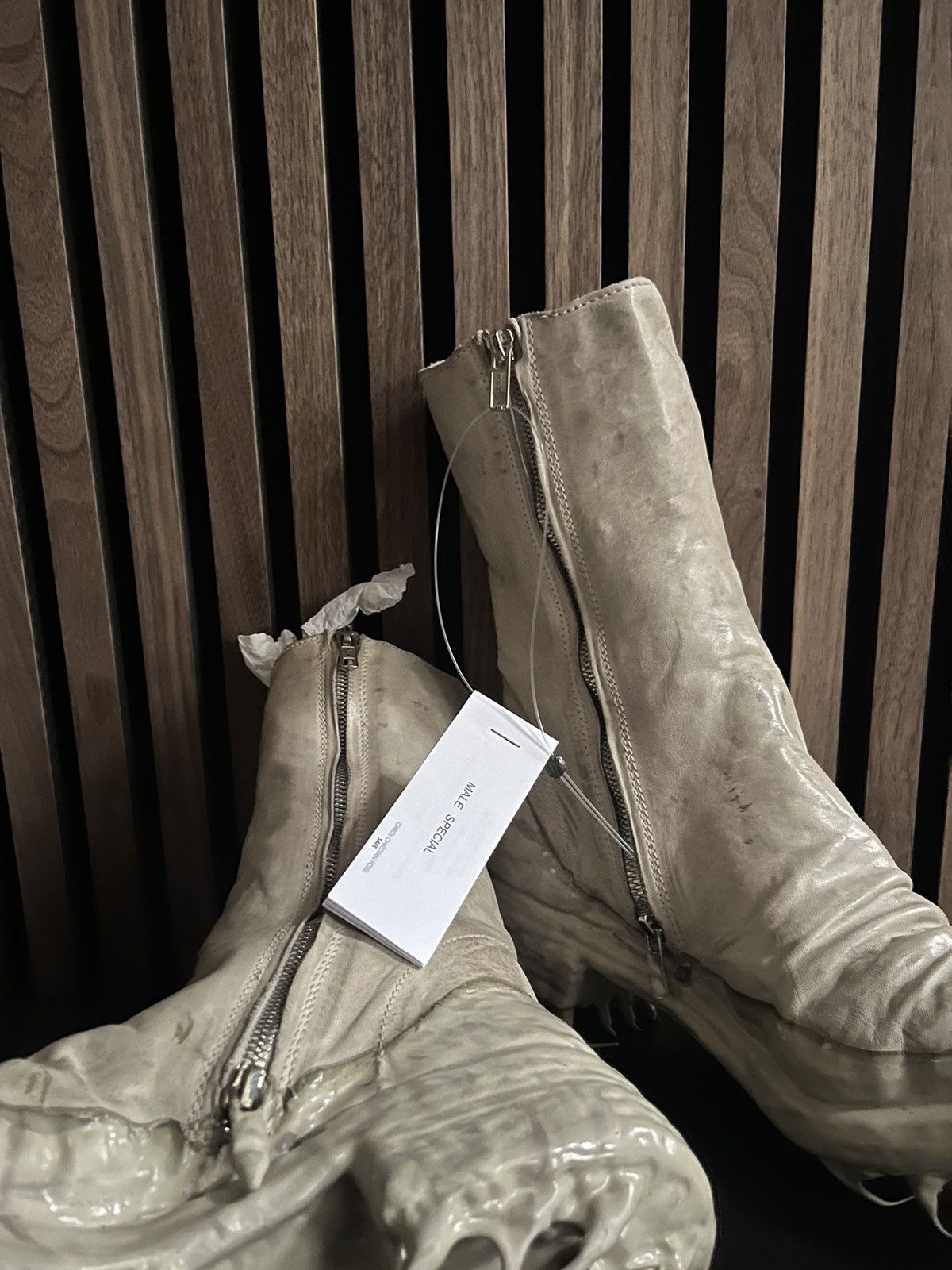 Carol Christian Poell side zip boots size 8