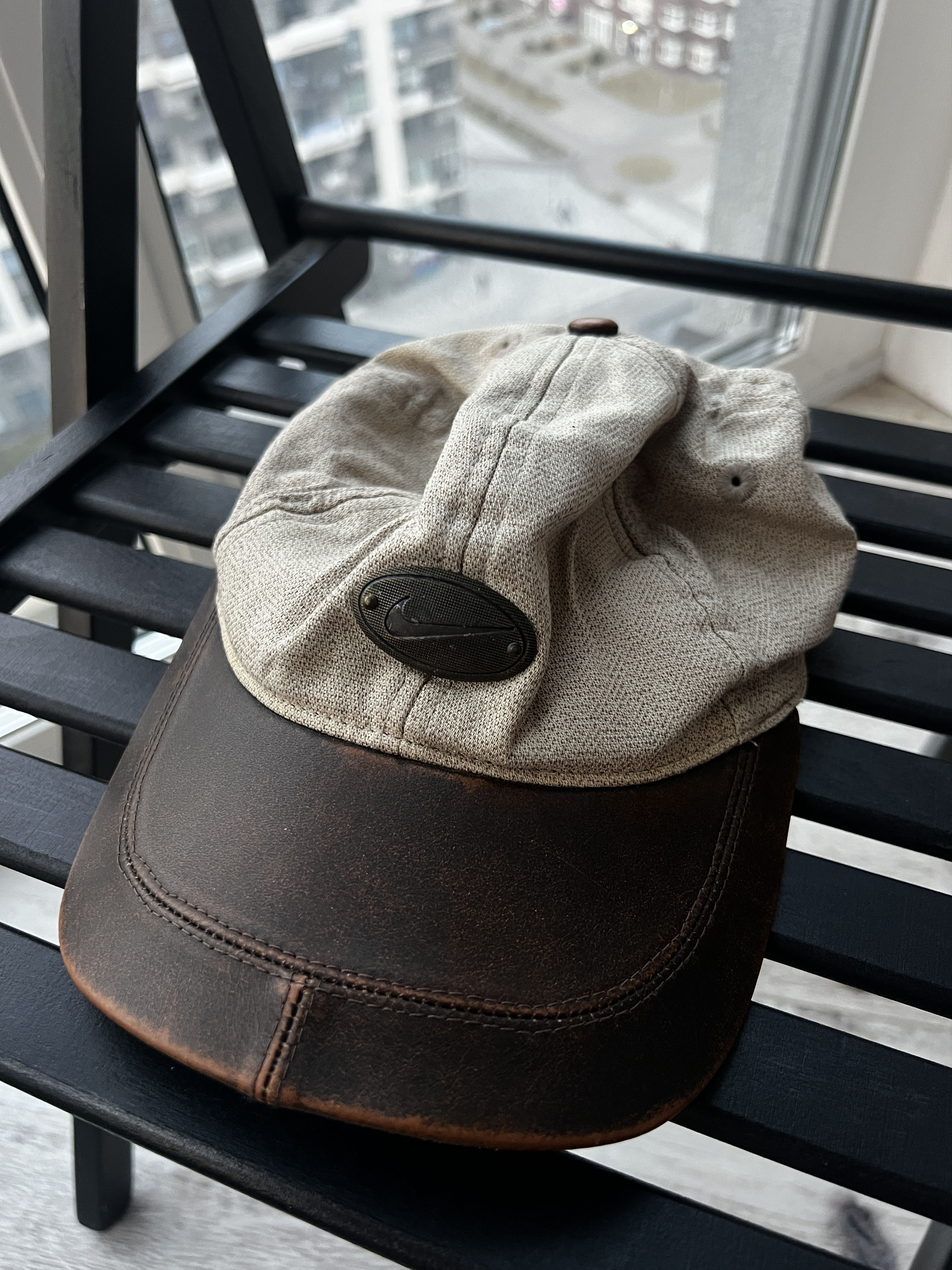 90s Nike Golf Vintage Cap Swoosh Leather