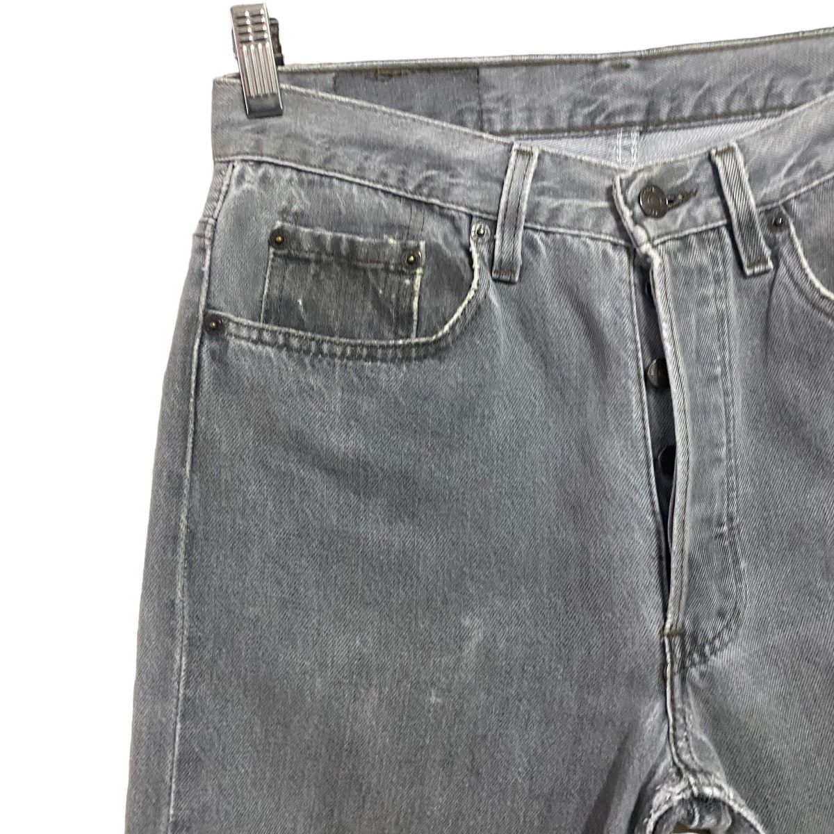 Levi's Vintage 80s Levis 501 Charcoal Jeans 30x31 Made USA Size US 30 / EU 46 - 6 Thumbnail