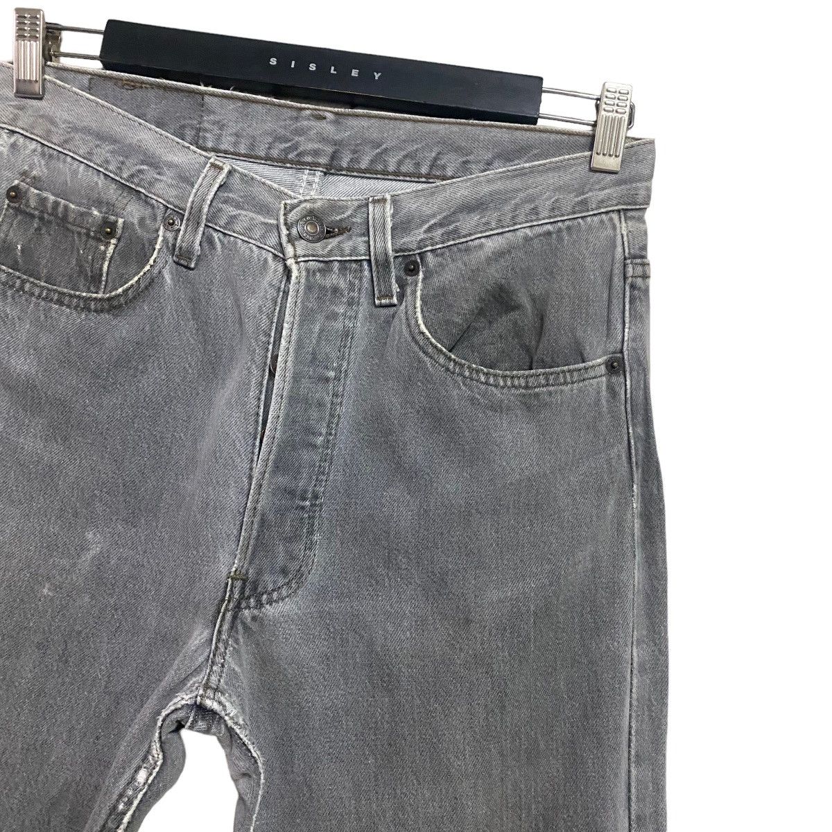 Levi's Vintage 80s Levis 501 Charcoal Jeans 30x31 Made USA Size US 30 / EU 46 - 5 Thumbnail