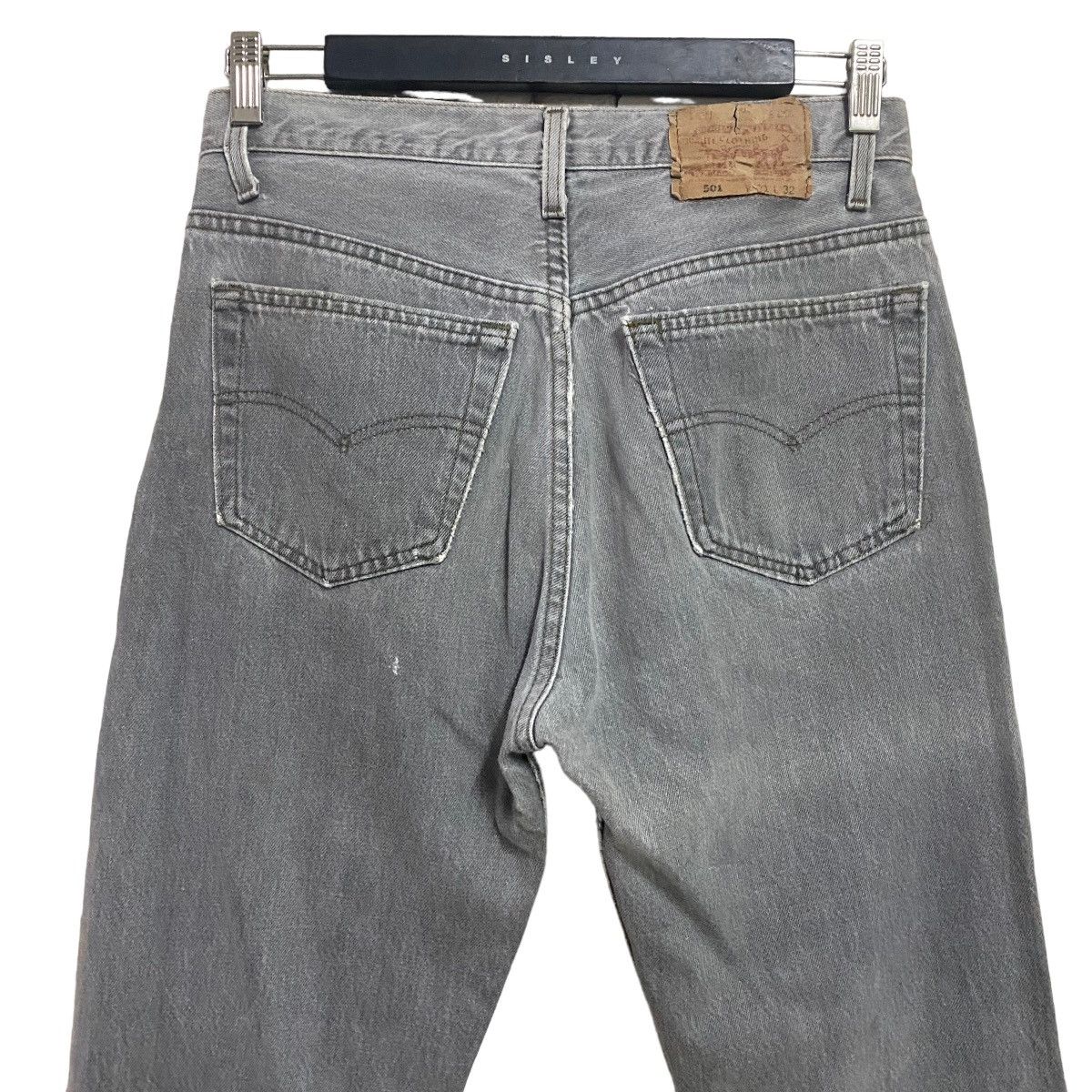 Levi's Vintage 80s Levis 501 Charcoal Jeans 30x31 Made USA Size US 30 / EU 46 - 9 Thumbnail