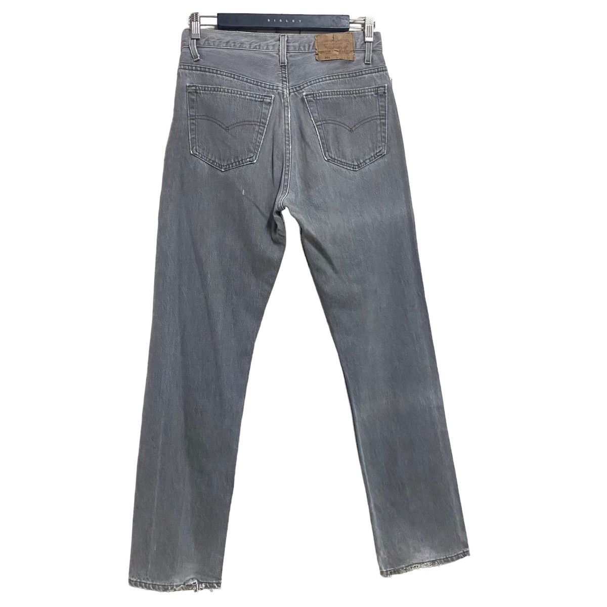 Levi's Vintage 80s Levis 501 Charcoal Jeans 30x31 Made USA Size US 30 / EU 46 - 3 Thumbnail