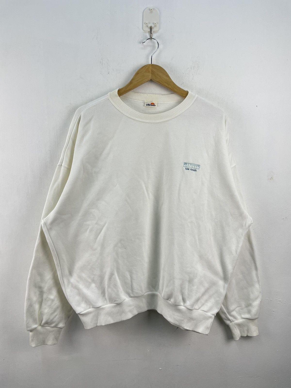 Ellesse × Vintage Vintage 90s Ellesse Sweatshirt Baggy Size US L / EU 52-54 / 3 - 1 Thumbnail
