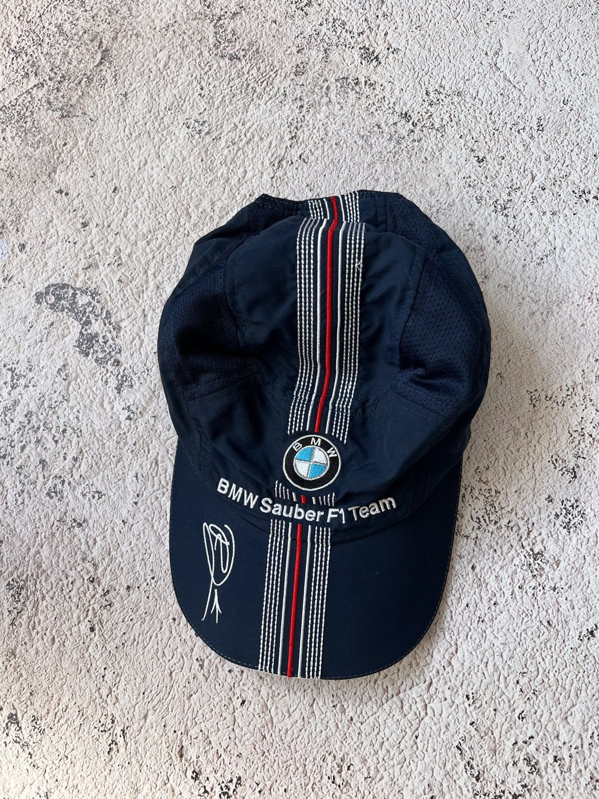 BMW Vintage BMW Sauber F1 Team Y2K Cap Hat Size ONE SIZE - 1 Thumbnail