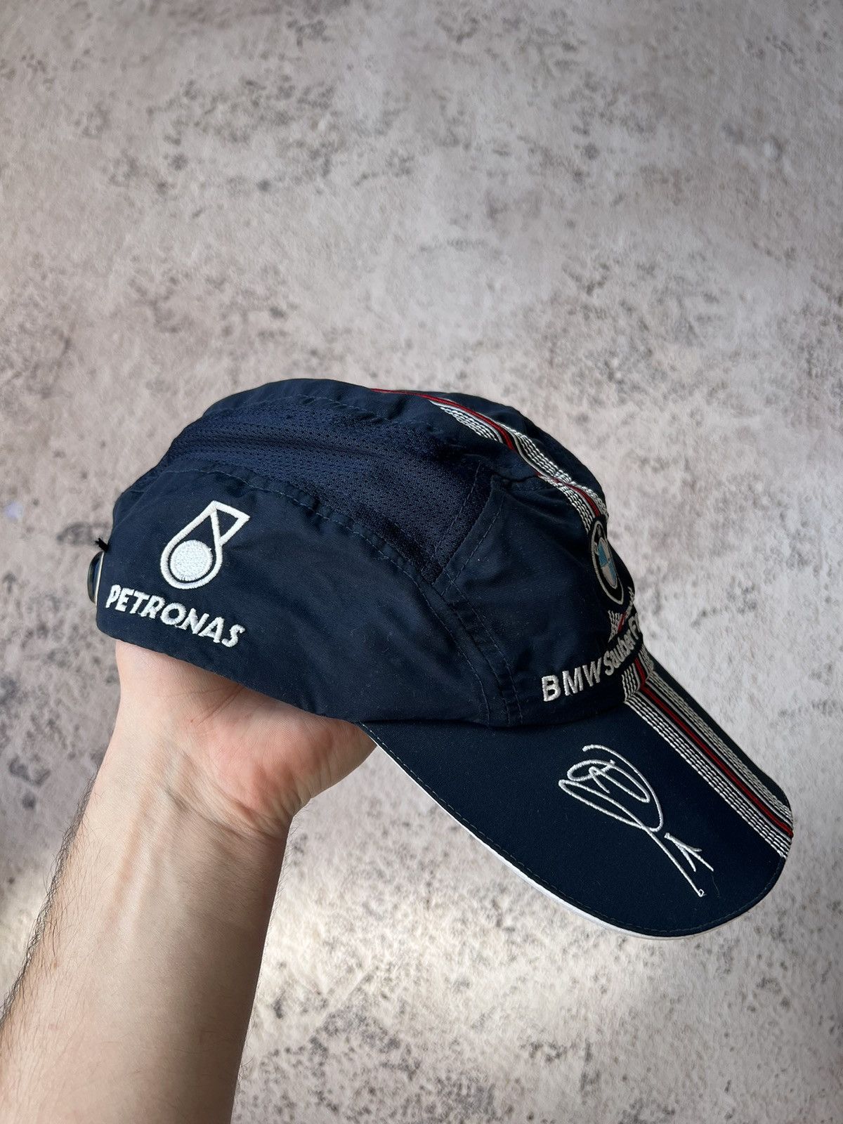 BMW Vintage BMW Sauber F1 Team Y2K Cap Hat Size ONE SIZE - 3 Thumbnail