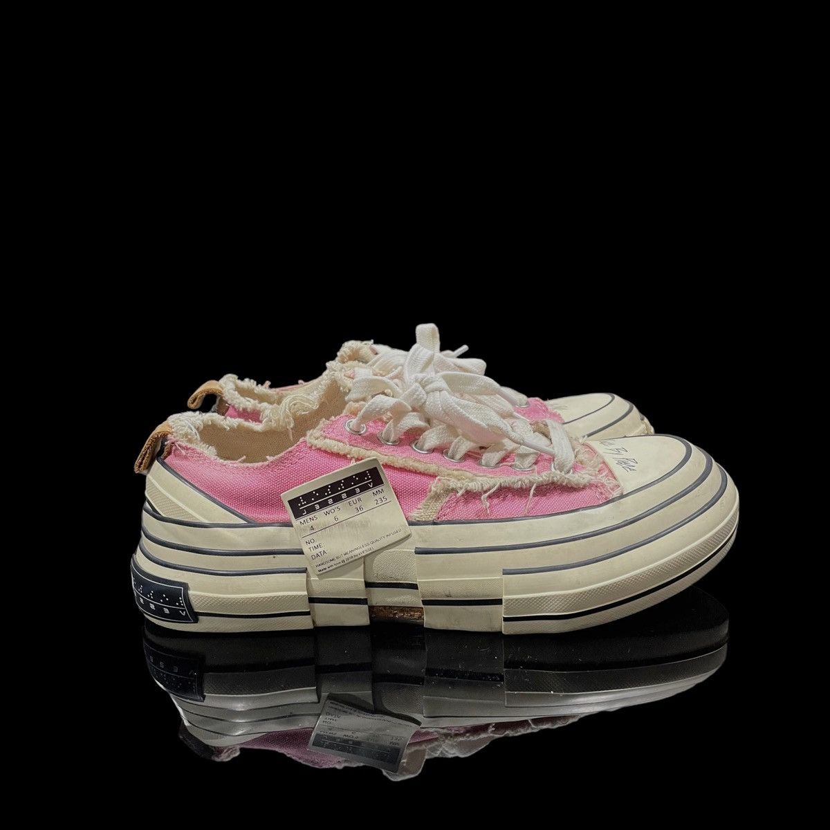 Yohji Yamamoto × xVESSEL GOP - Layered - Distressed Canvas Sneakers Size US 6 / IT 36 - 2 Thumbnail