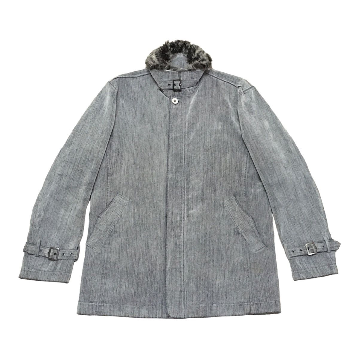Kansai Yamamoto × Yohji Yamamoto Rare Vintage Japanese Brand Kansai Yamamoto Fur Jacket 1990s Size US L / EU 52-54 / 3 - 1 Thumbnail