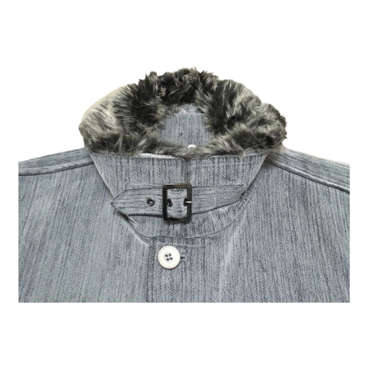 Kansai Yamamoto × Yohji Yamamoto Rare Vintage Japanese Brand Kansai Yamamoto Fur Jacket 1990s Size US L / EU 52-54 / 3 - 5 Thumbnail
