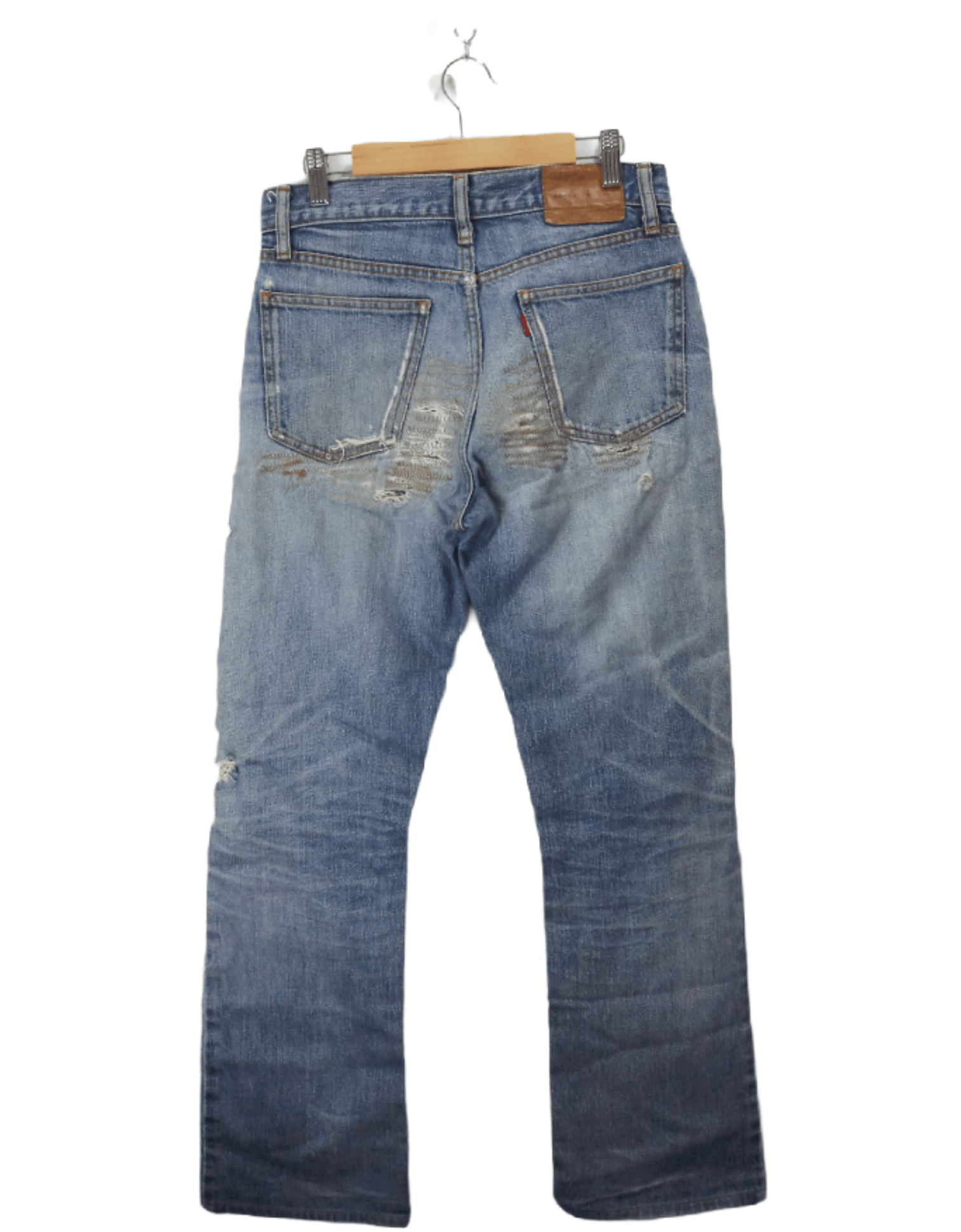 Vintage Vintage Thrashed Bobson Japan Denim Size US 28 / EU 44 - 2 Thumbnail
