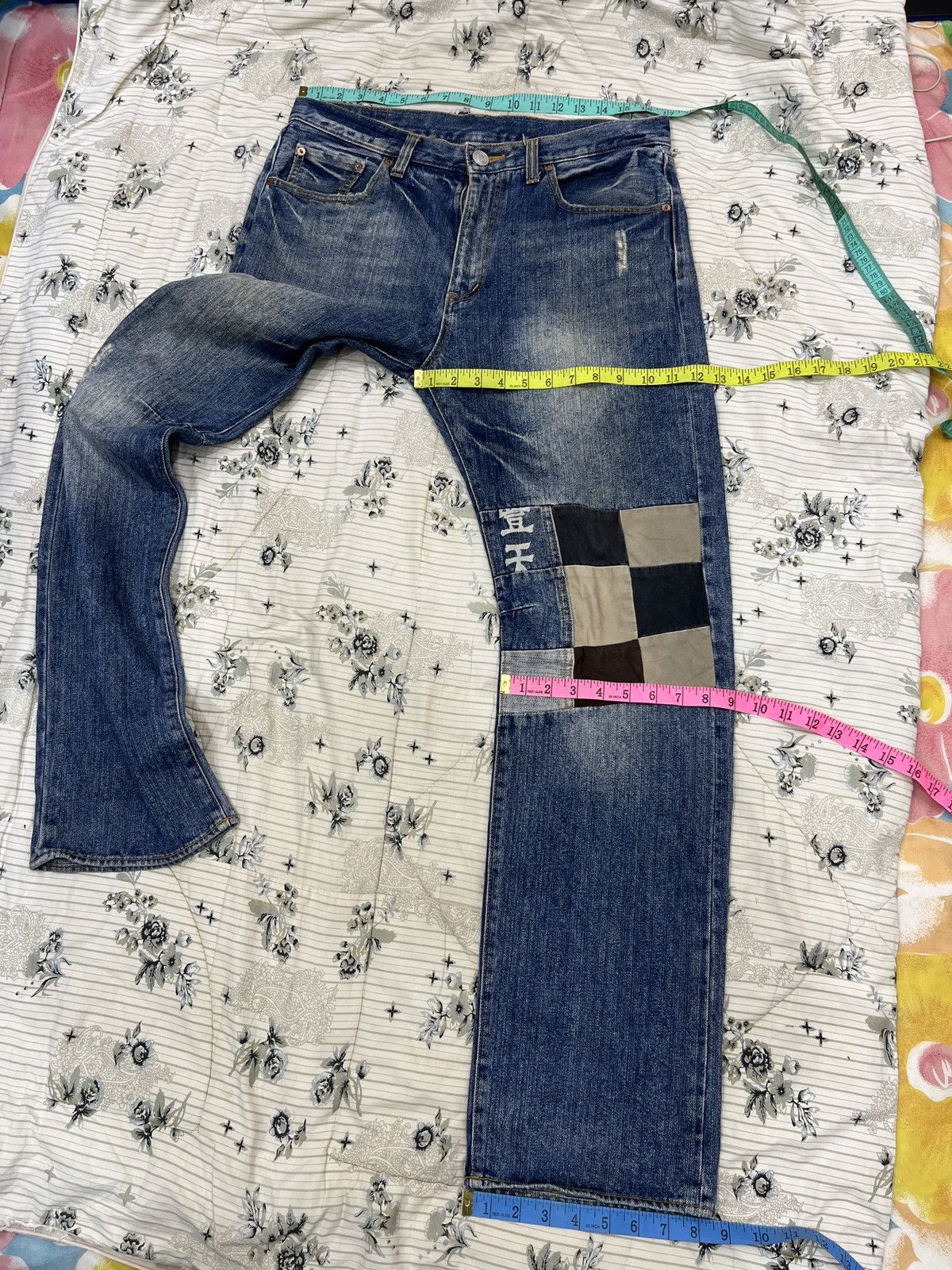 Japanese Brand (Iii)🔥💣ARCHIVE COLLECTION BUDEN HYPEBEAST PATCHWORK DENIM Size US 34 / EU 50 - 16 Thumbnail