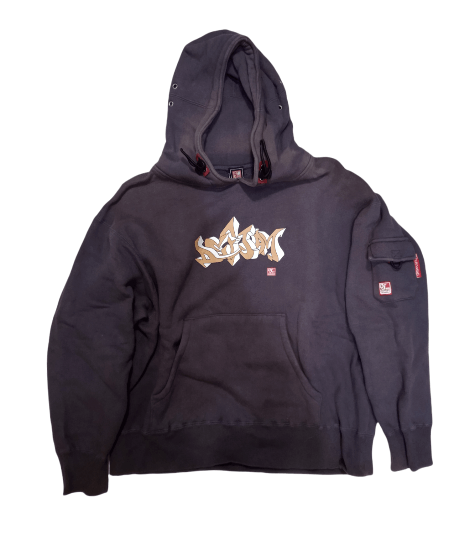 image of Rap Tees x Vintage Def Jam 2000 Hoodie in Brown, Men's (Size Large)