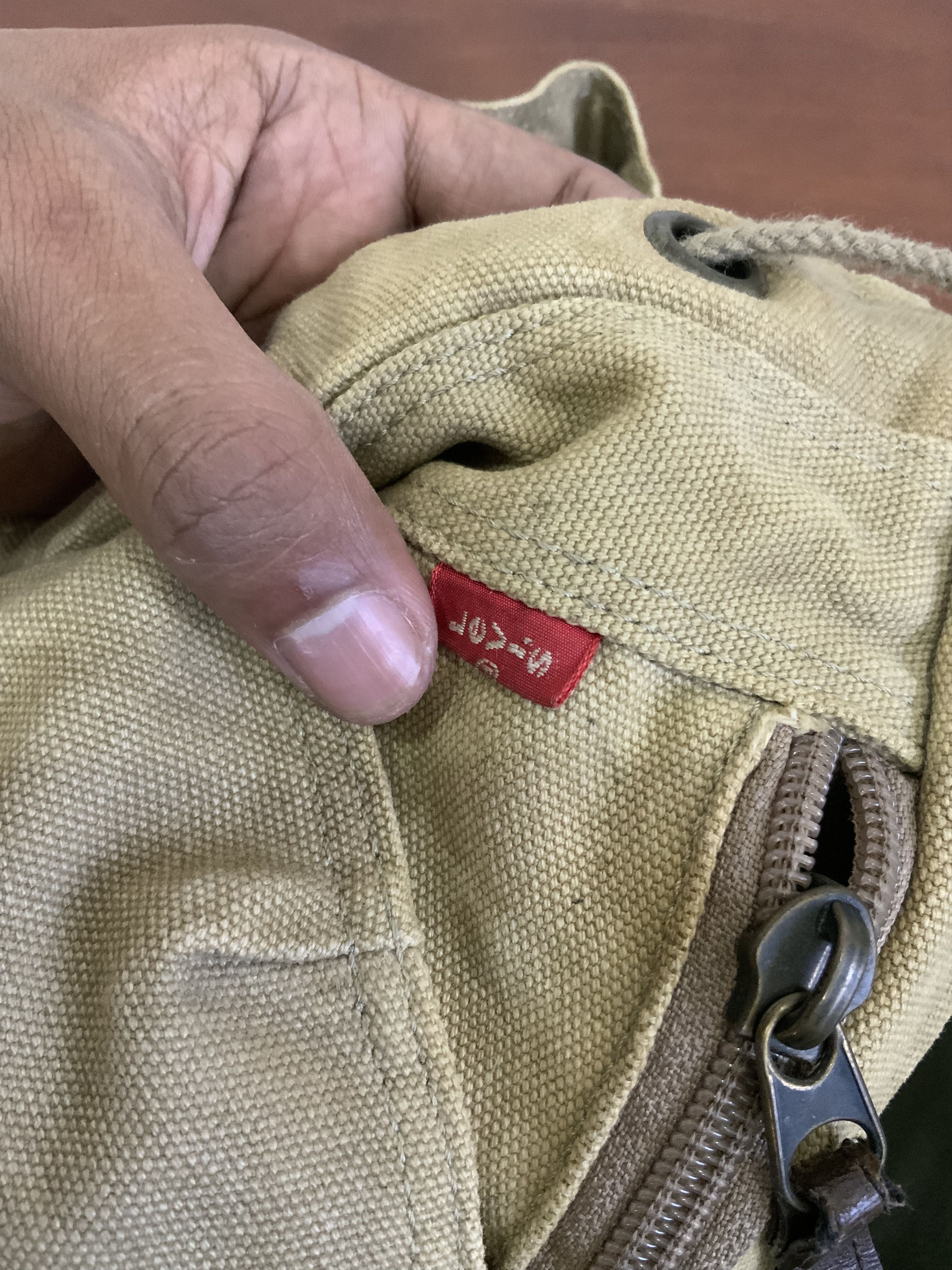 Levi's Vintage Levi’s Distressed Faded Rucksack style Backpack Size ONE SIZE - 19 Thumbnail