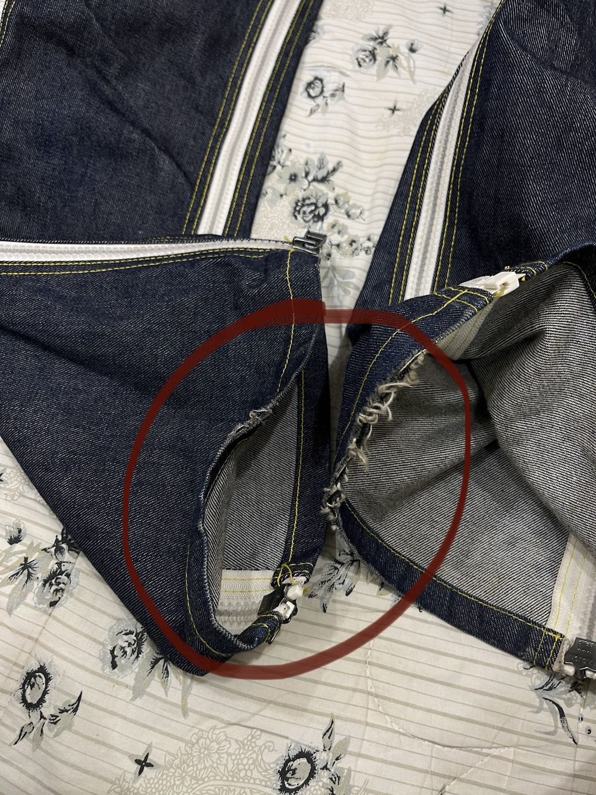 Hypebeast (Hhh). RARE JAPANESE HYPEBEAST DETACHABLE ZIPPER FLARE DENIM Size US 30 / EU 46 - 12 Thumbnail