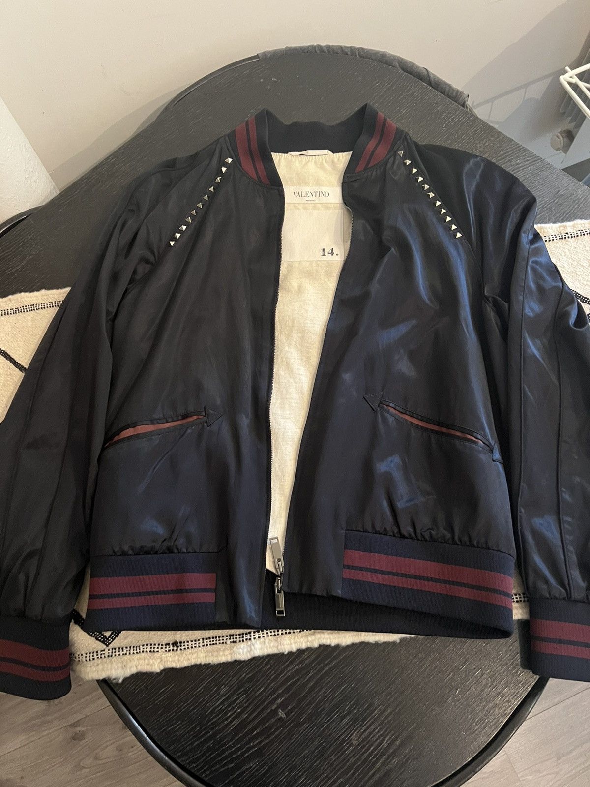 Valentino Rockstud Untitled #14 Bomber Jacket - Main Image