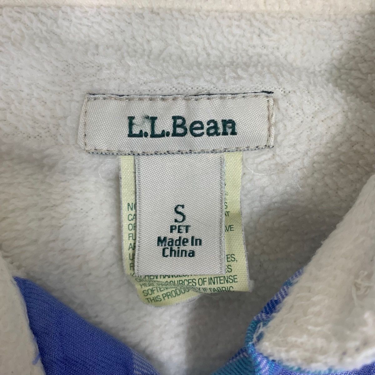 L.L. Bean Vintage 90s LL Bean Outdoor Blue Tartan Plaid Button Shirt Size US S / EU 44-46 / 1 - 6 Thumbnail