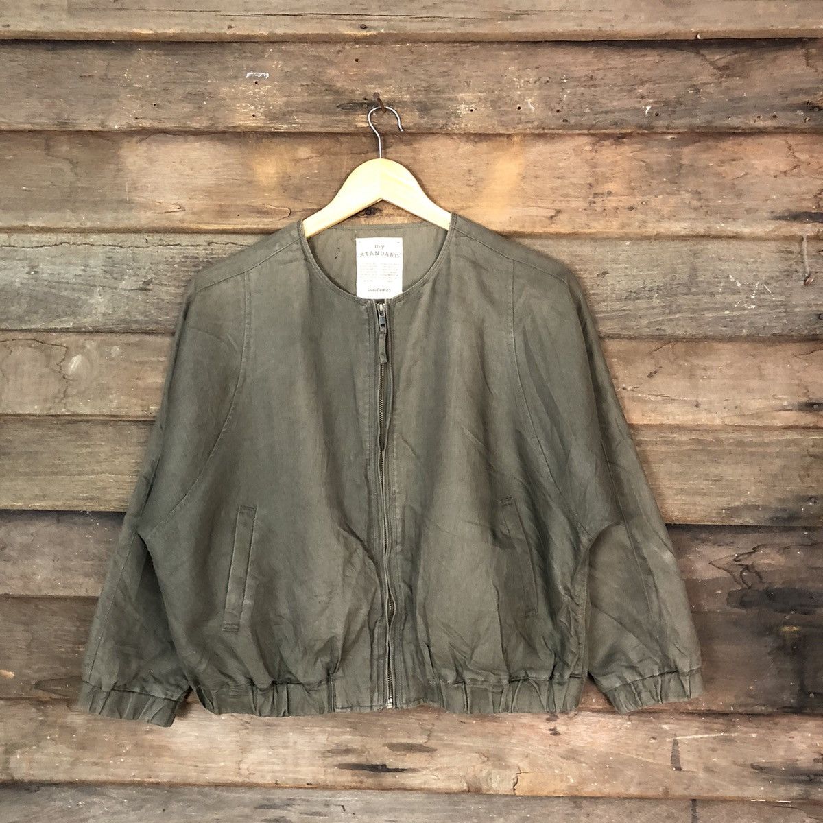 My Standard Grey Zipper Jacket #100A