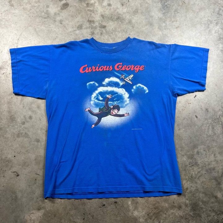 Vintage 1998 Curious George Size US XL / EU 56 / 4 - 2 Thumbnail