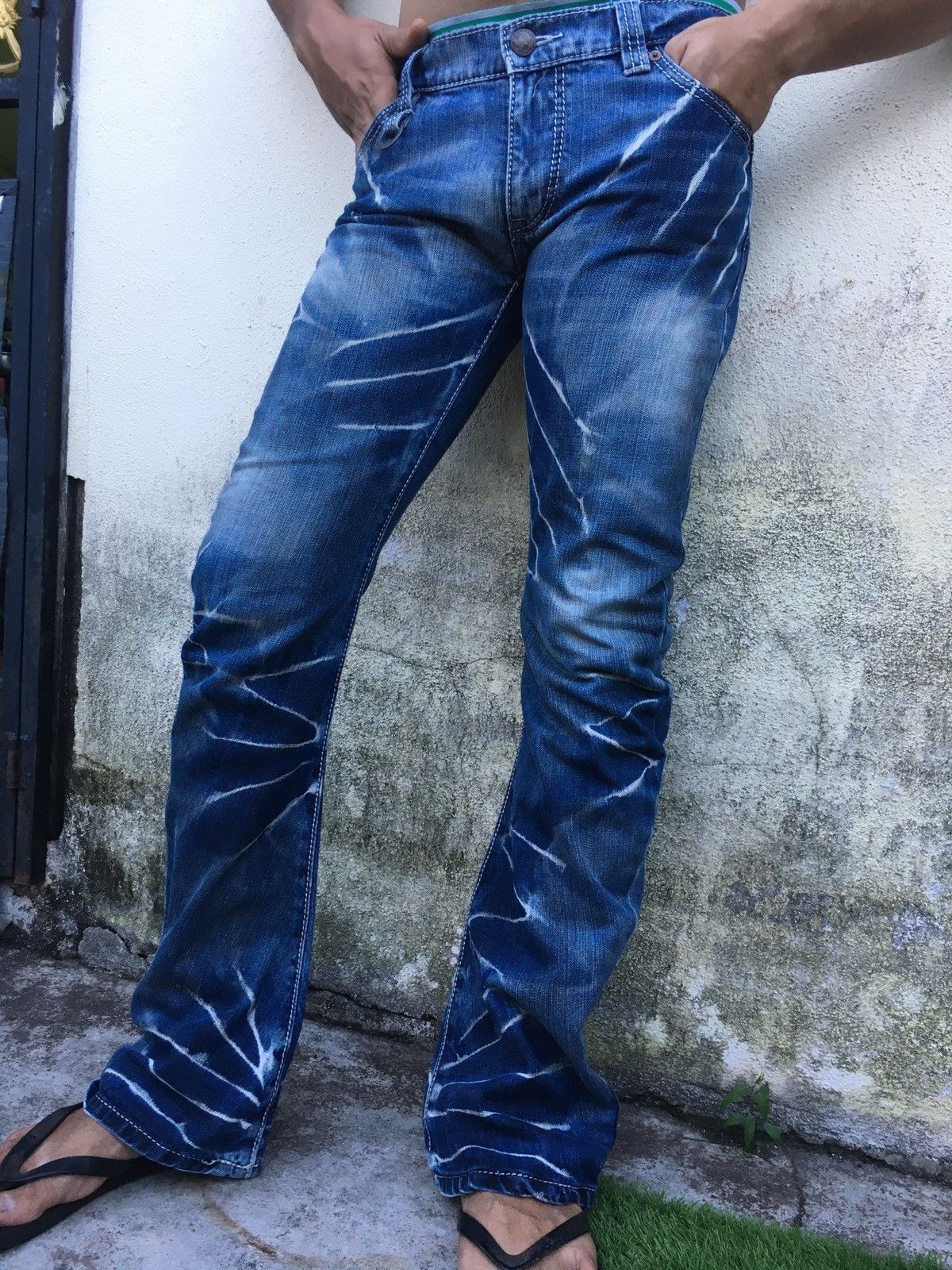 BUFFALO BOBS RAREREST🔥Buffalo Bob Bootcut Jeans Hysteric Design Size US 34 / EU 50 - 6 Thumbnail
