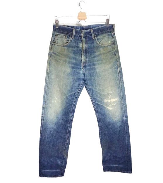 image of Distressed Denim x Vintage Levi's Japan 503B Selvedge in Denim, Men's (Size 32)