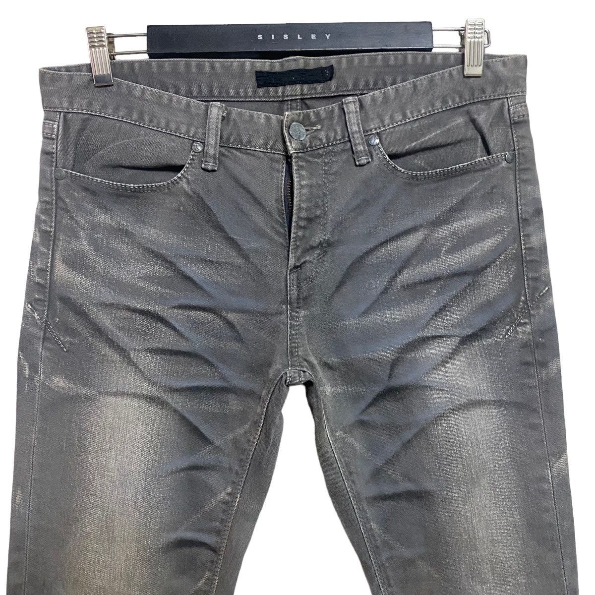 GOSTAR DE FUGA Gostar De Fuga Grey Denim Distressed Nice Fade Jeans Size US 31 - 3 Thumbnail