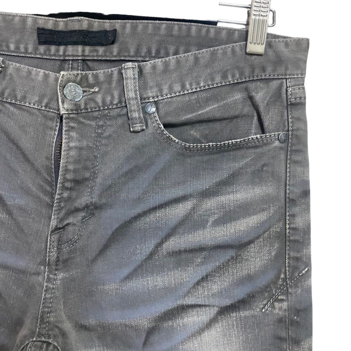 GOSTAR DE FUGA Gostar De Fuga Grey Denim Distressed Nice Fade Jeans Size US 31 - 5 Thumbnail